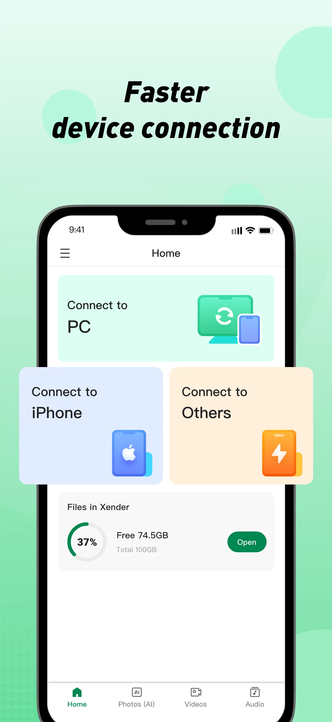 Xender: File Share,Share Music iphone screenshot 1