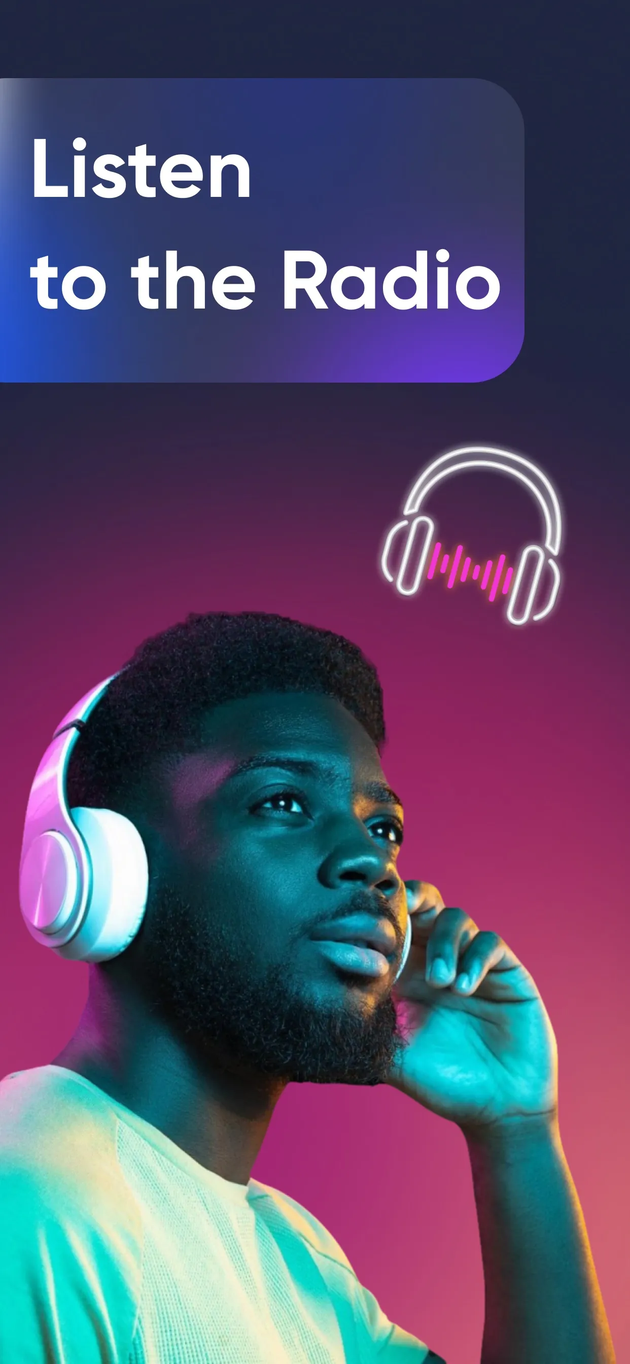 Radio App: FM AM Live Stations iphone screenshot 1