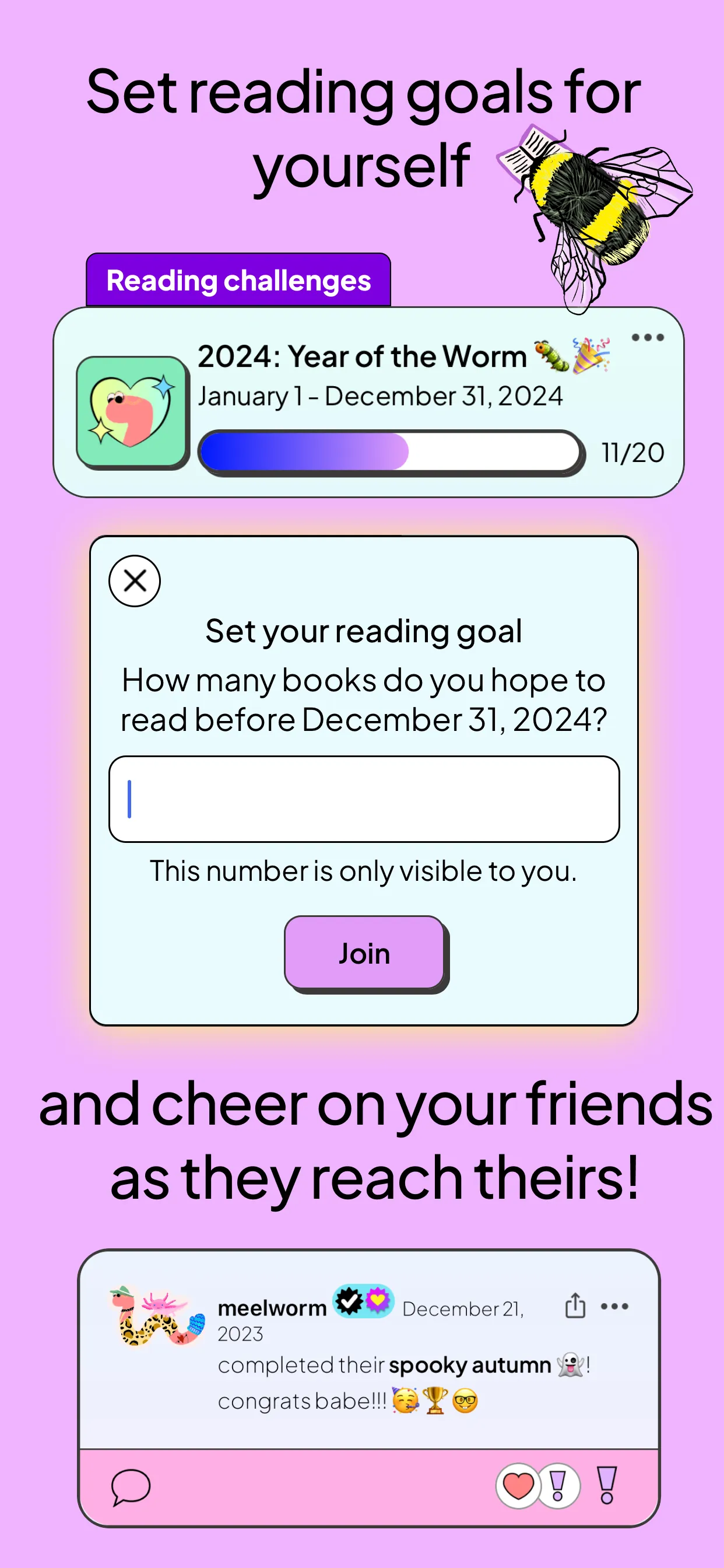 Bookworm Reads iphone screenshot 6
