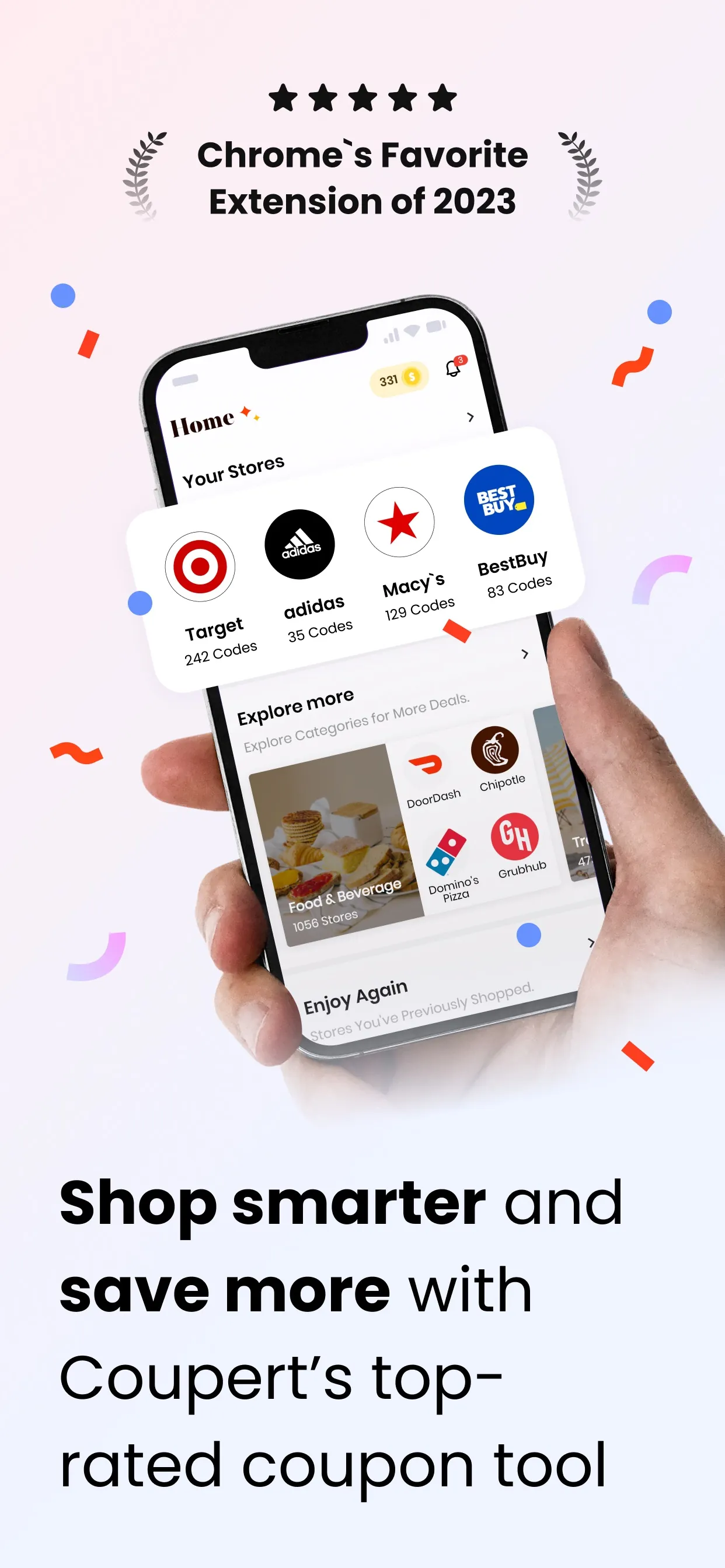 Coupert: Coupons & Cash Back iphone screenshot 1