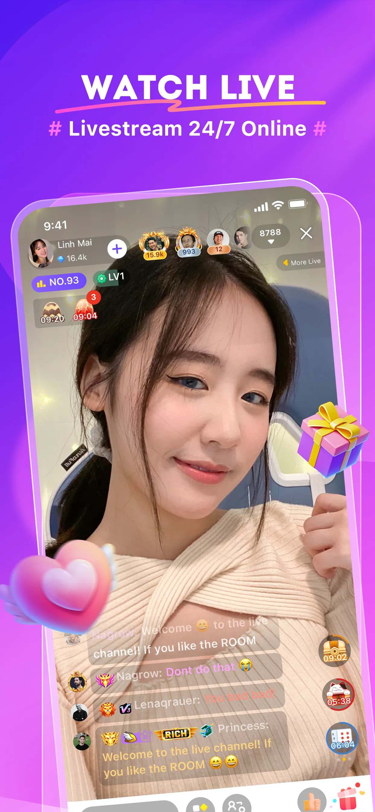 Nimo TV - Live Stream & Fun iphone screenshot 1