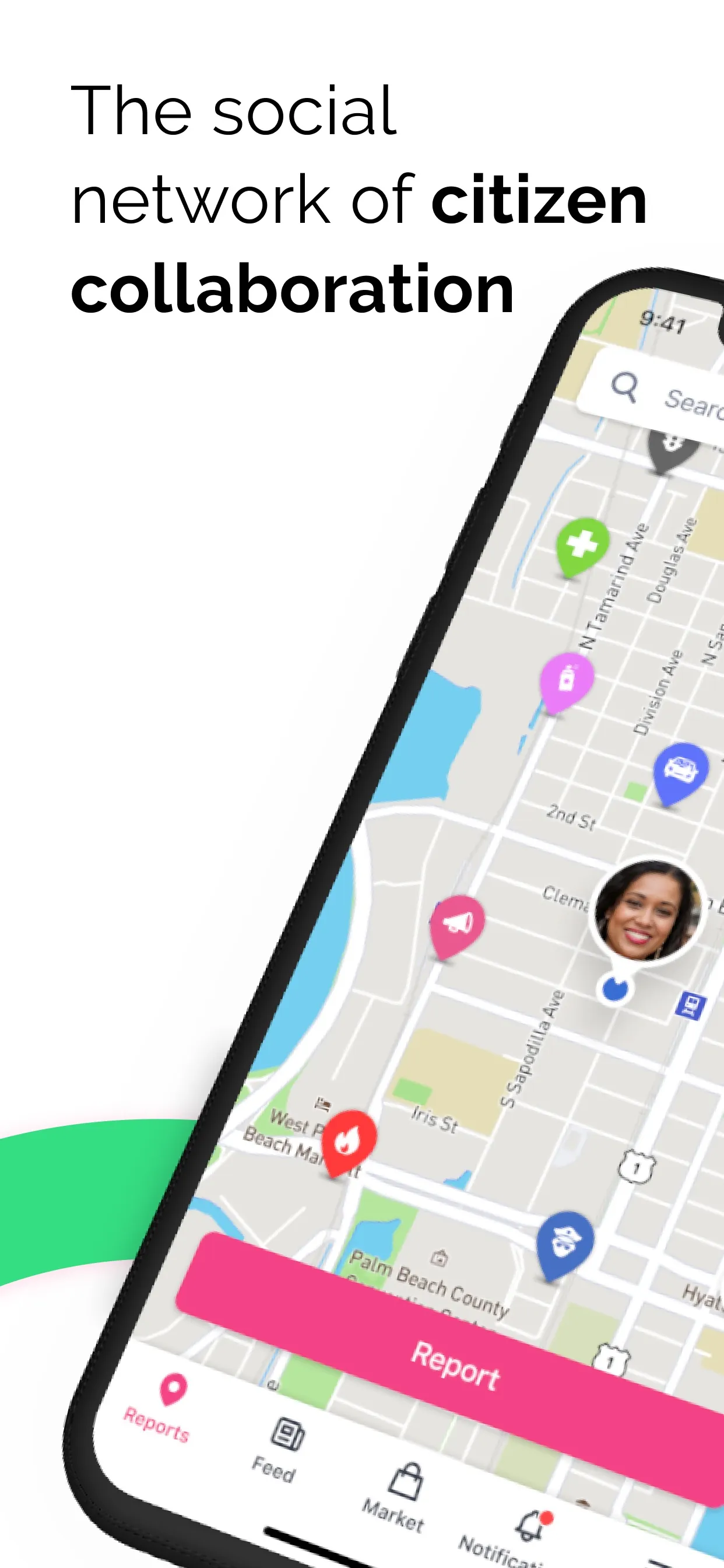 SOSAFE - City Social Network iphone screenshot 1
