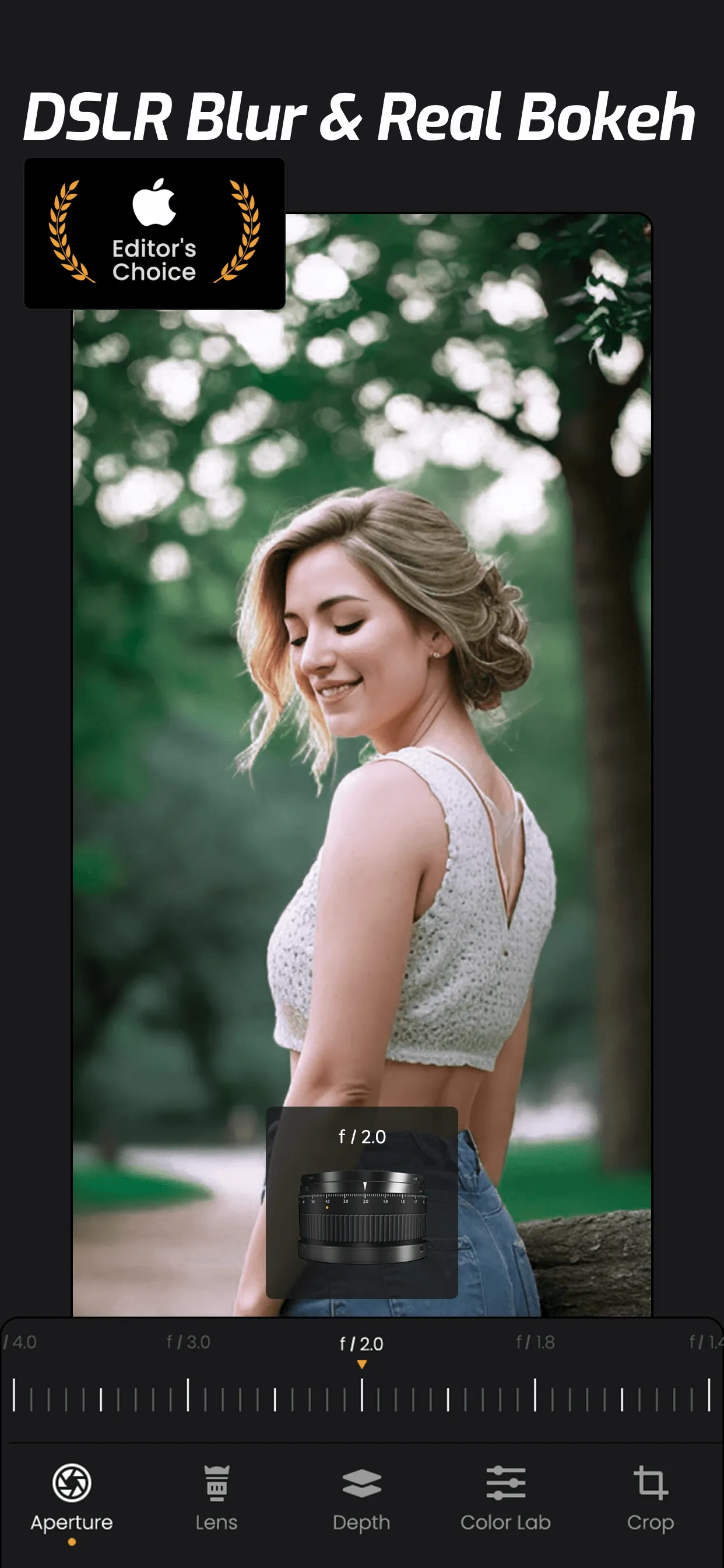 ReLens Camera-DSLR Portrait iphone screenshot 2