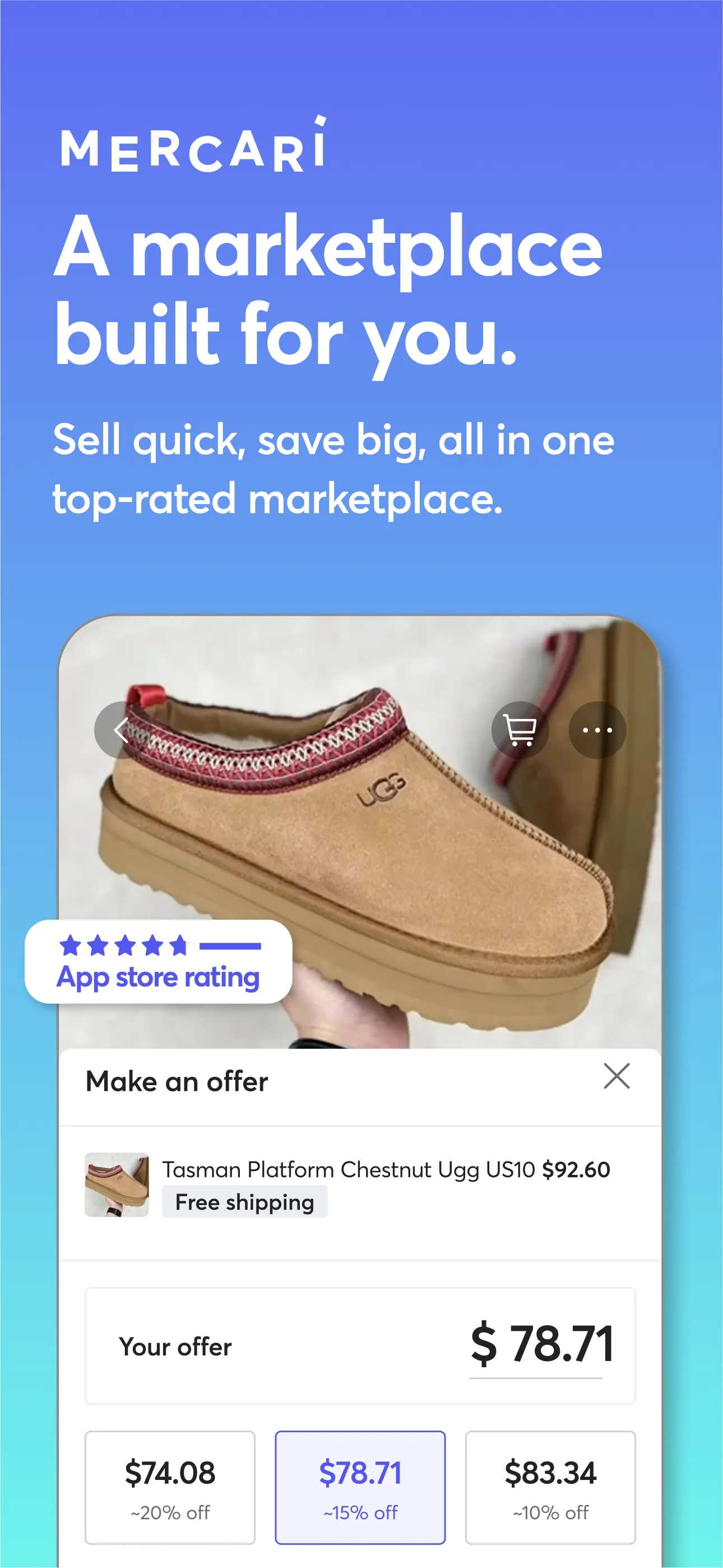 Mercari: Buying & Selling App iphone screenshot 1