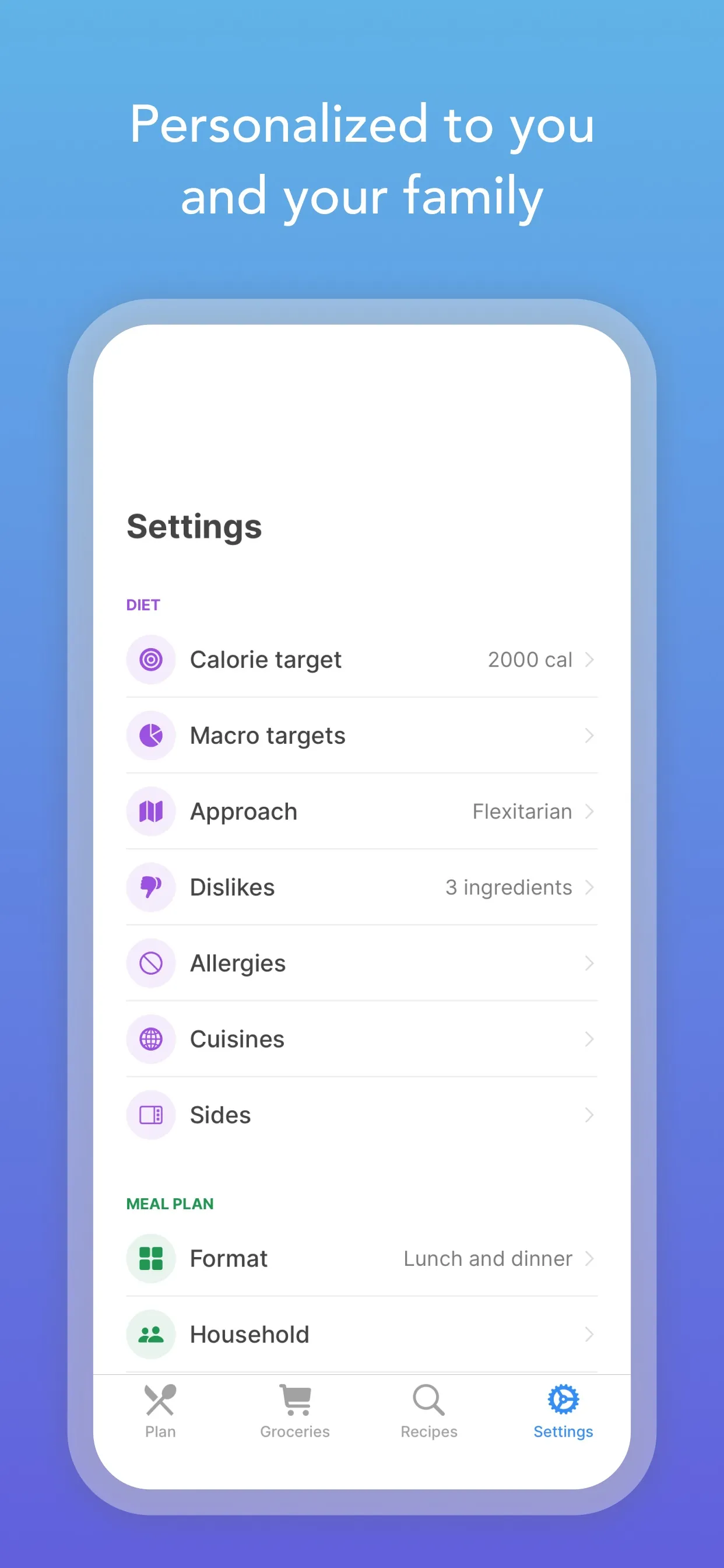Intent - Meal Planner iphone screenshot 7