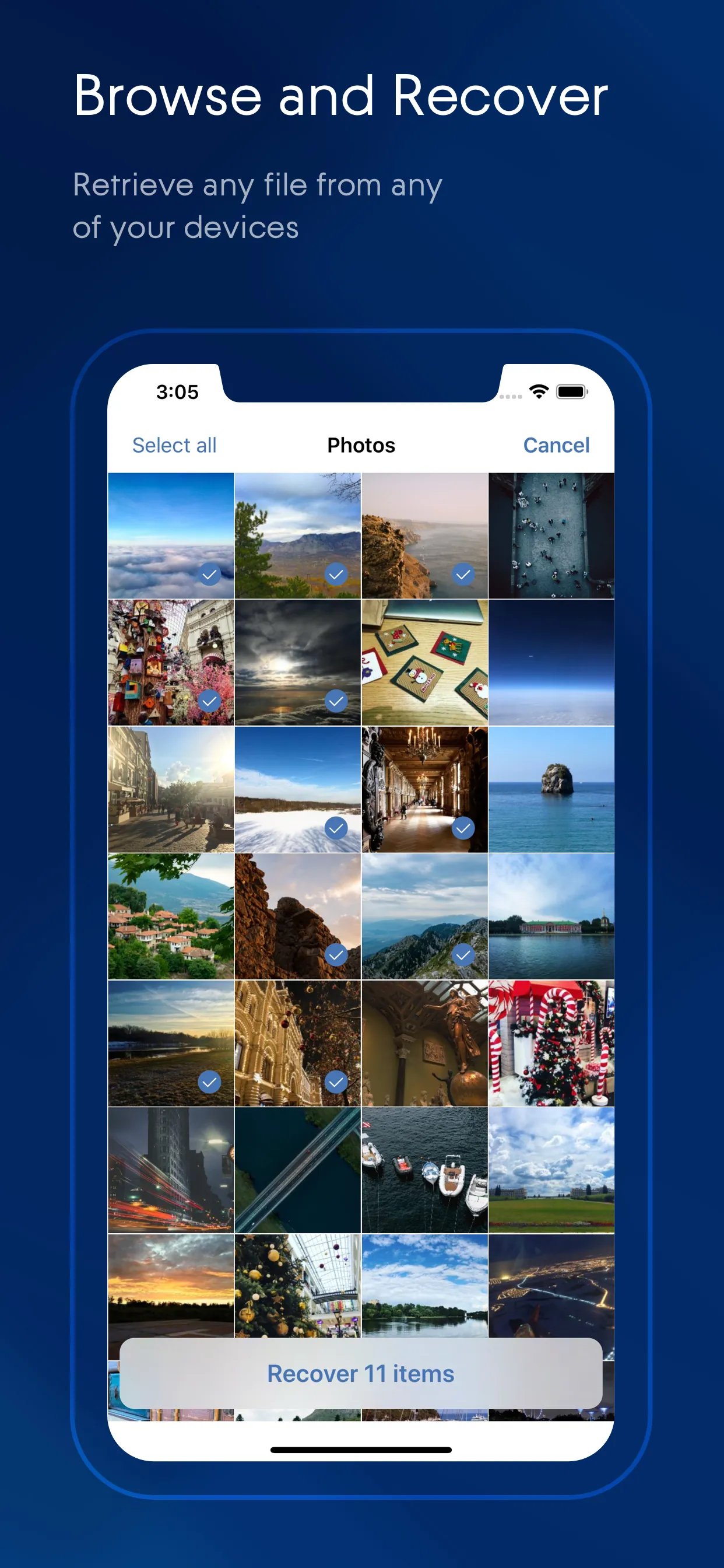 Acronis Mobile iphone screenshot 2