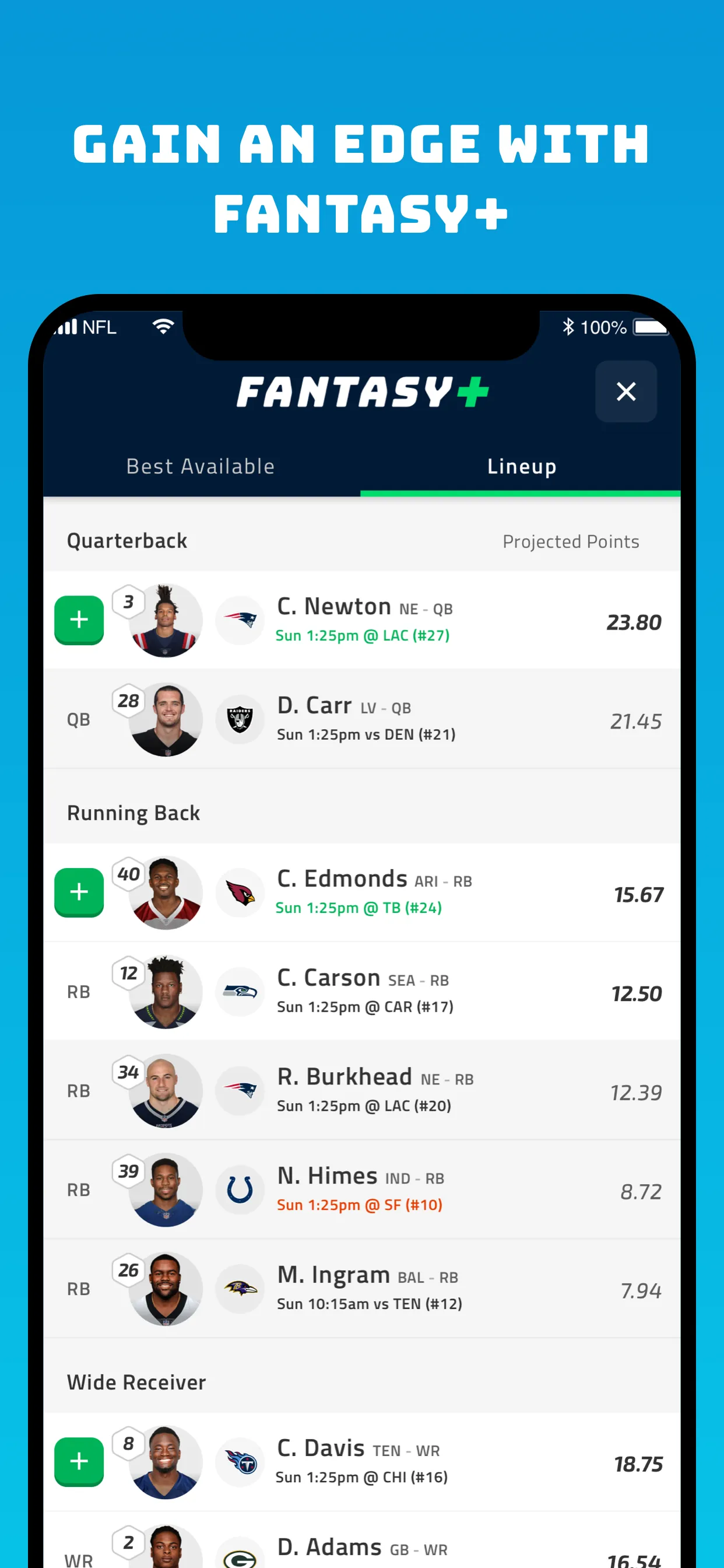 NFL Fantasy Football iphone screenshot 6