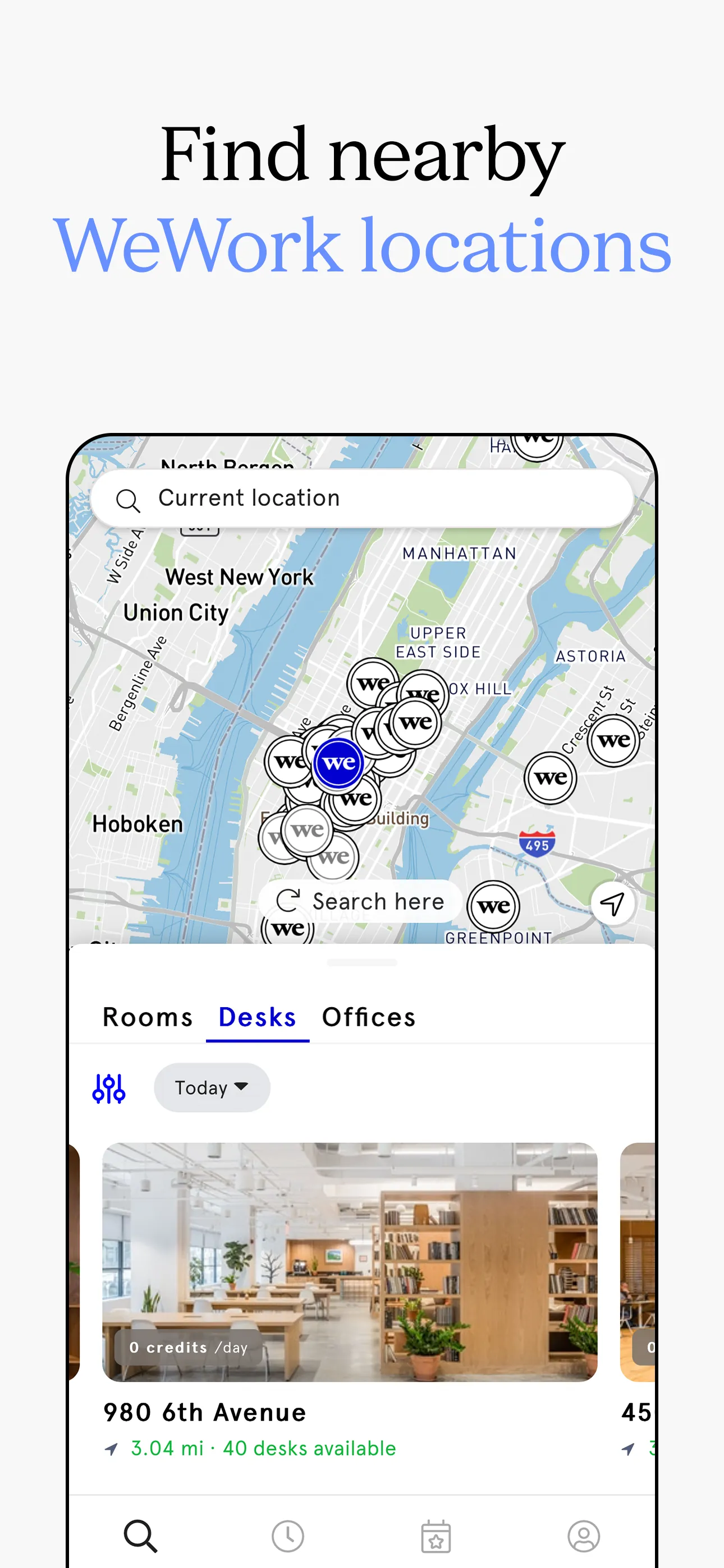WeWork: Flexible Workspace iphone screenshot 2