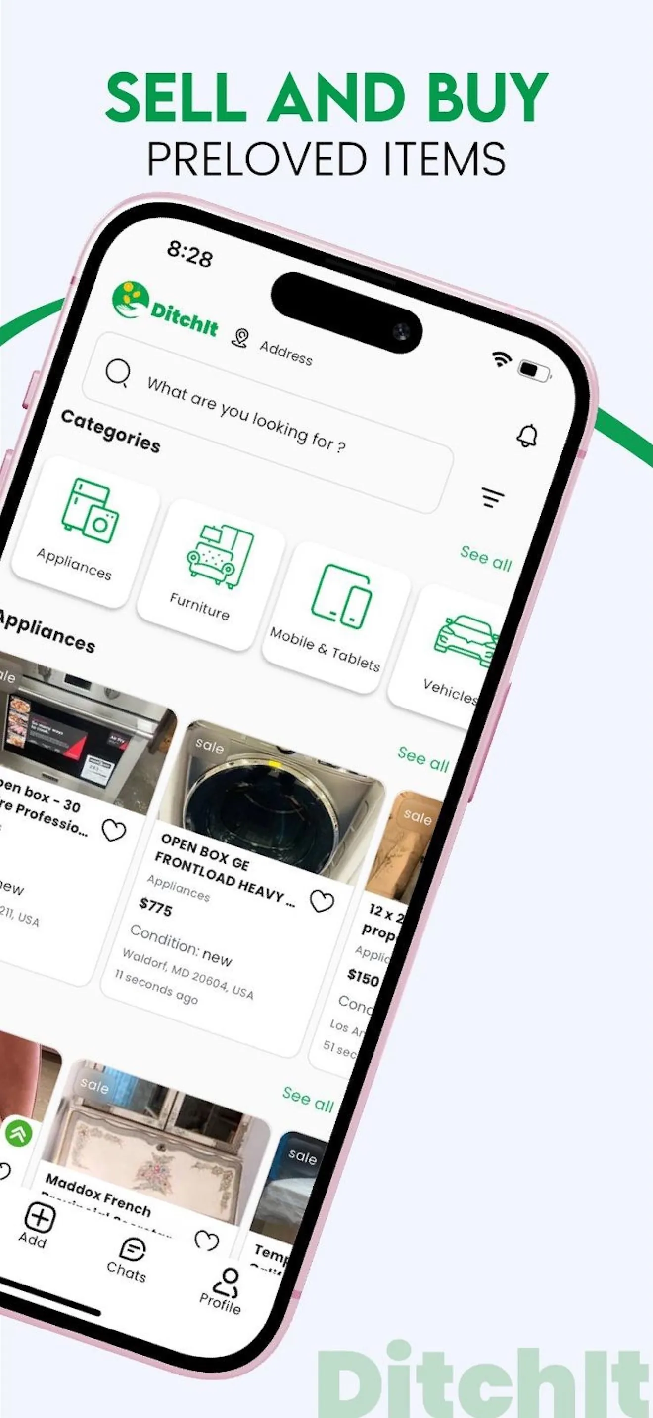 DitchIt - Buy and Sell Locally iphone screenshot 2