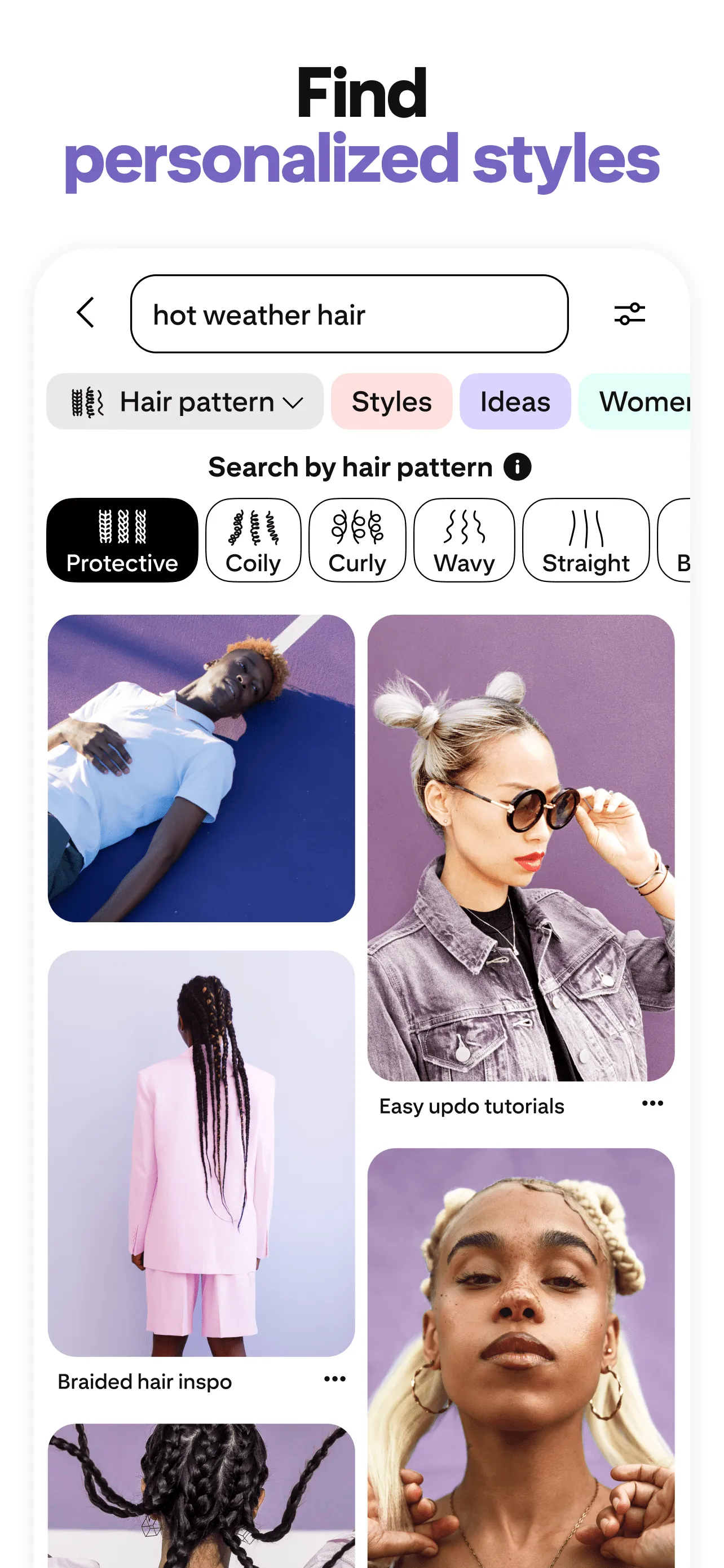 Pinterest iphone screenshot 1