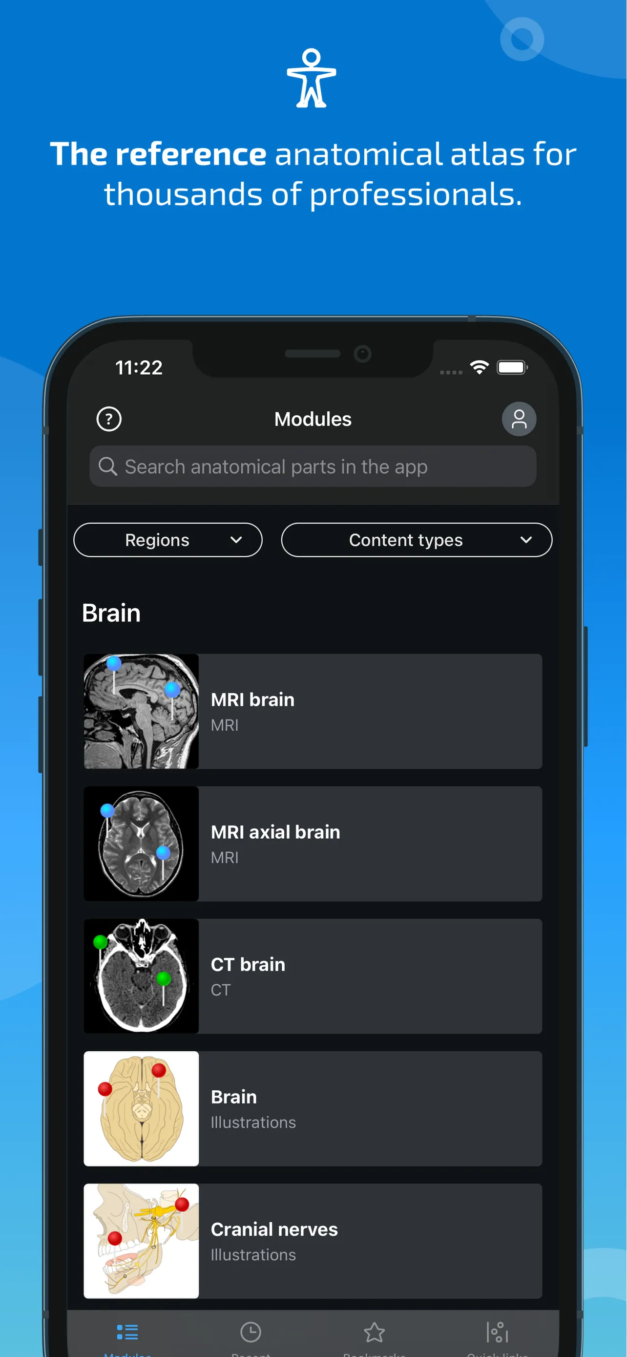 IMAIOS e-Anatomy iphone screenshot 1
