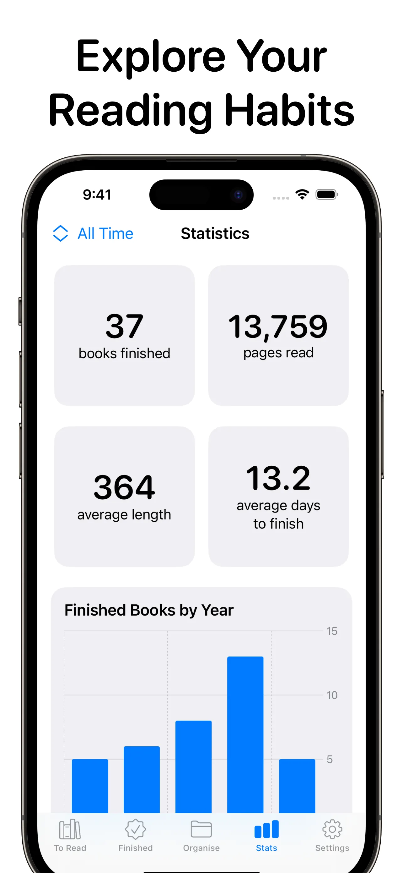 Reading List: Book Tracker iphone screenshot 3