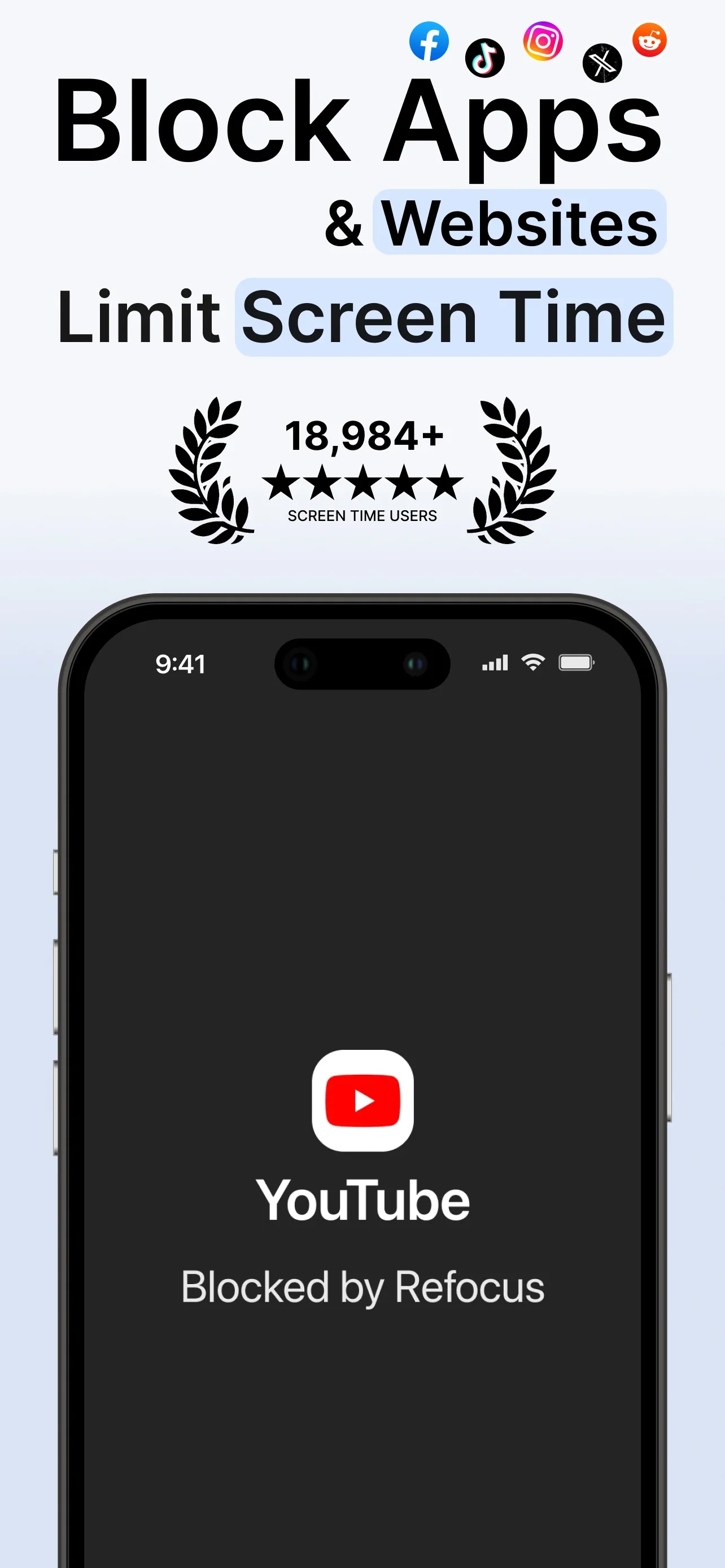 Refocus: App Blocker & Limits iphone screenshot 1