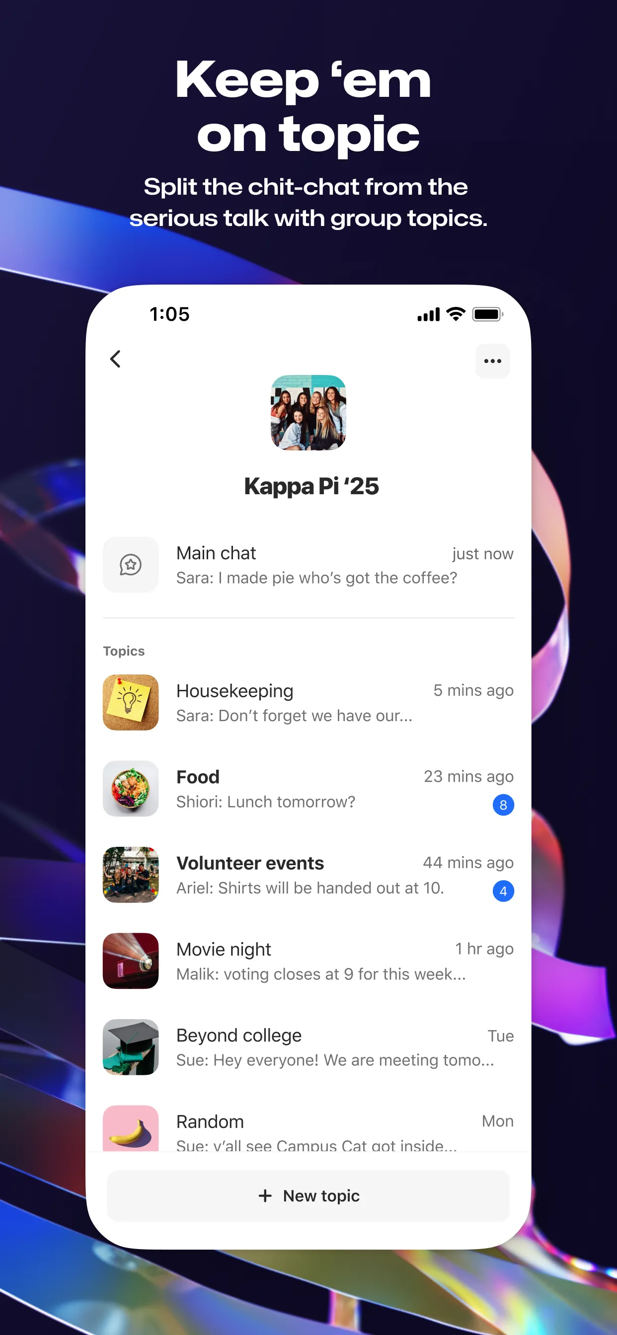 GroupMe iphone screenshot 4
