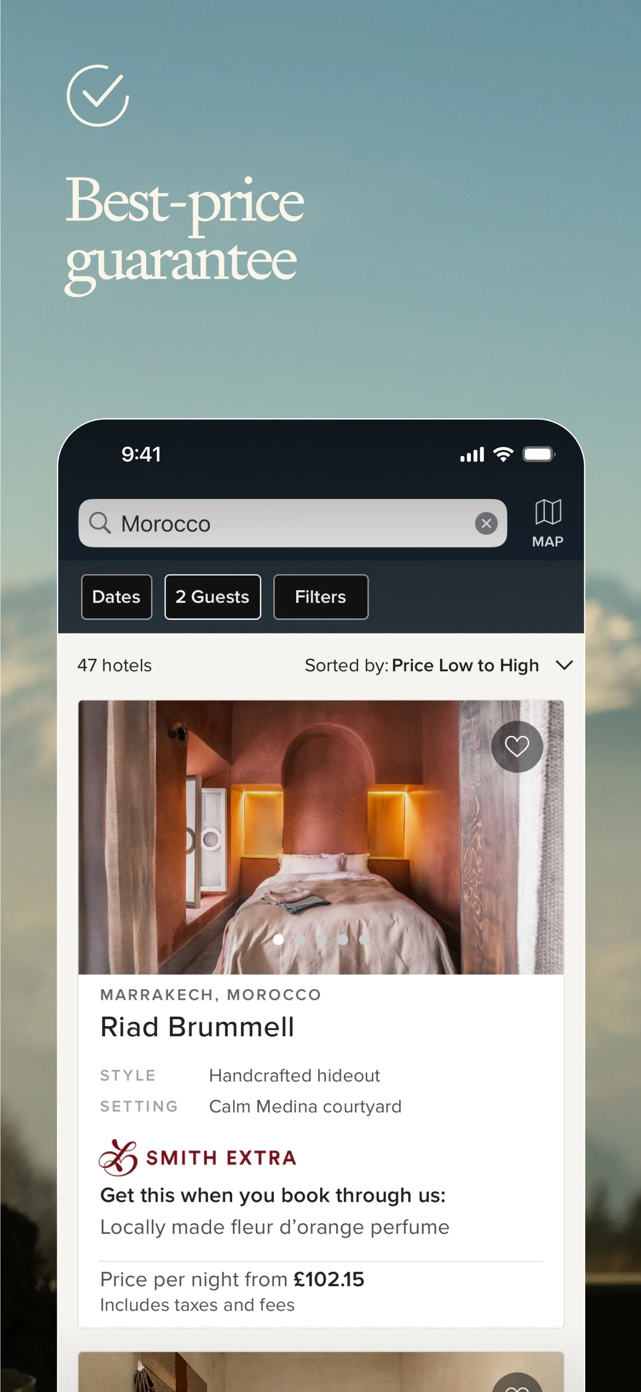 Mr & Mrs Smith boutique hotels iphone screenshot 3