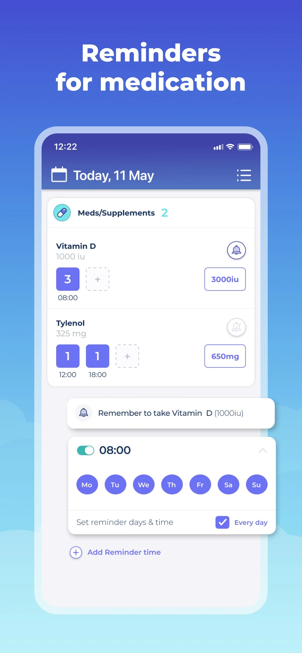 Bearable - Symptom Tracker iphone screenshot 8