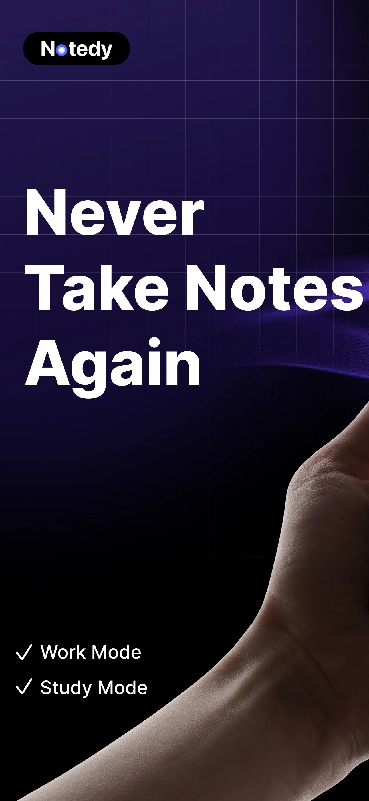 AI Smart Note Taker - Notedy iphone screenshot 1