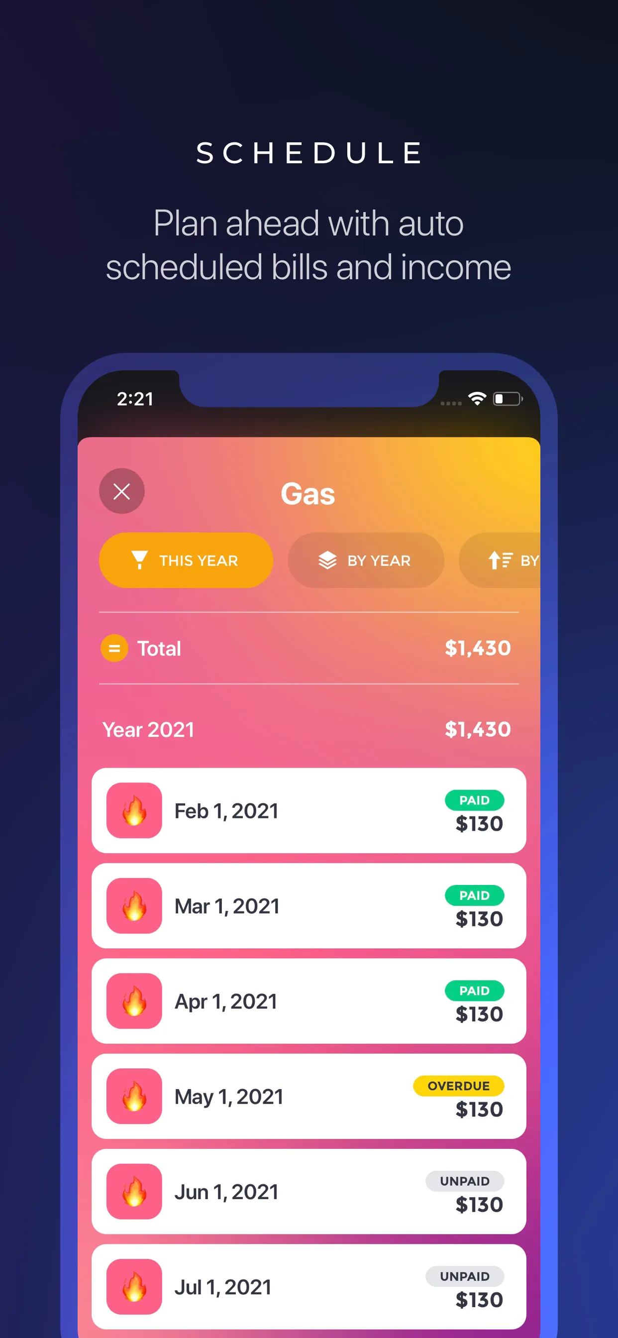 Fold - Savings, Budget Tracker iphone screenshot 7