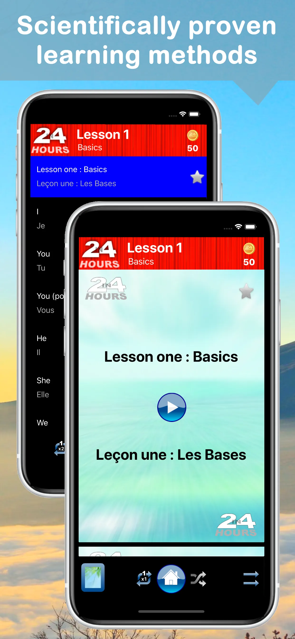 In 24 Hours Learn French iphone screenshot 2