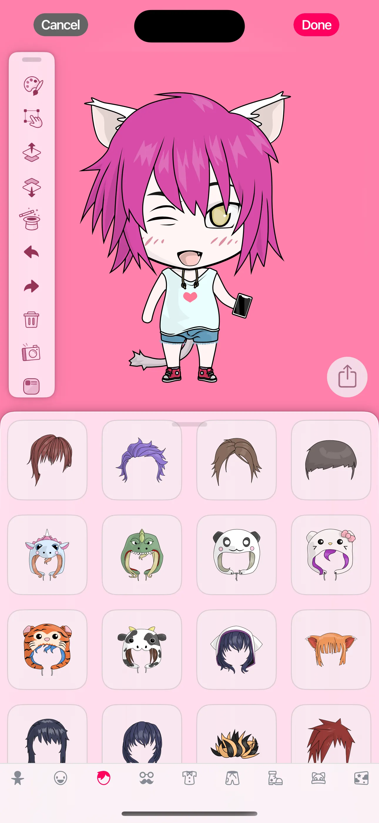 Chibi Studio Avatar Maker iphone screenshot 4