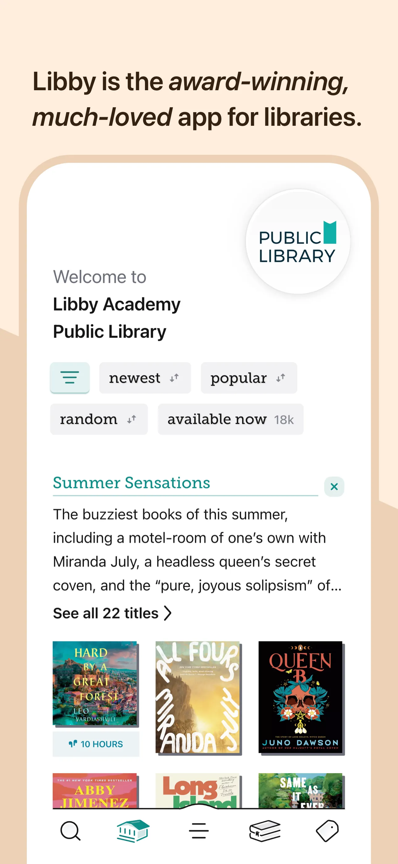 Libby, the library app iphone screenshot 2