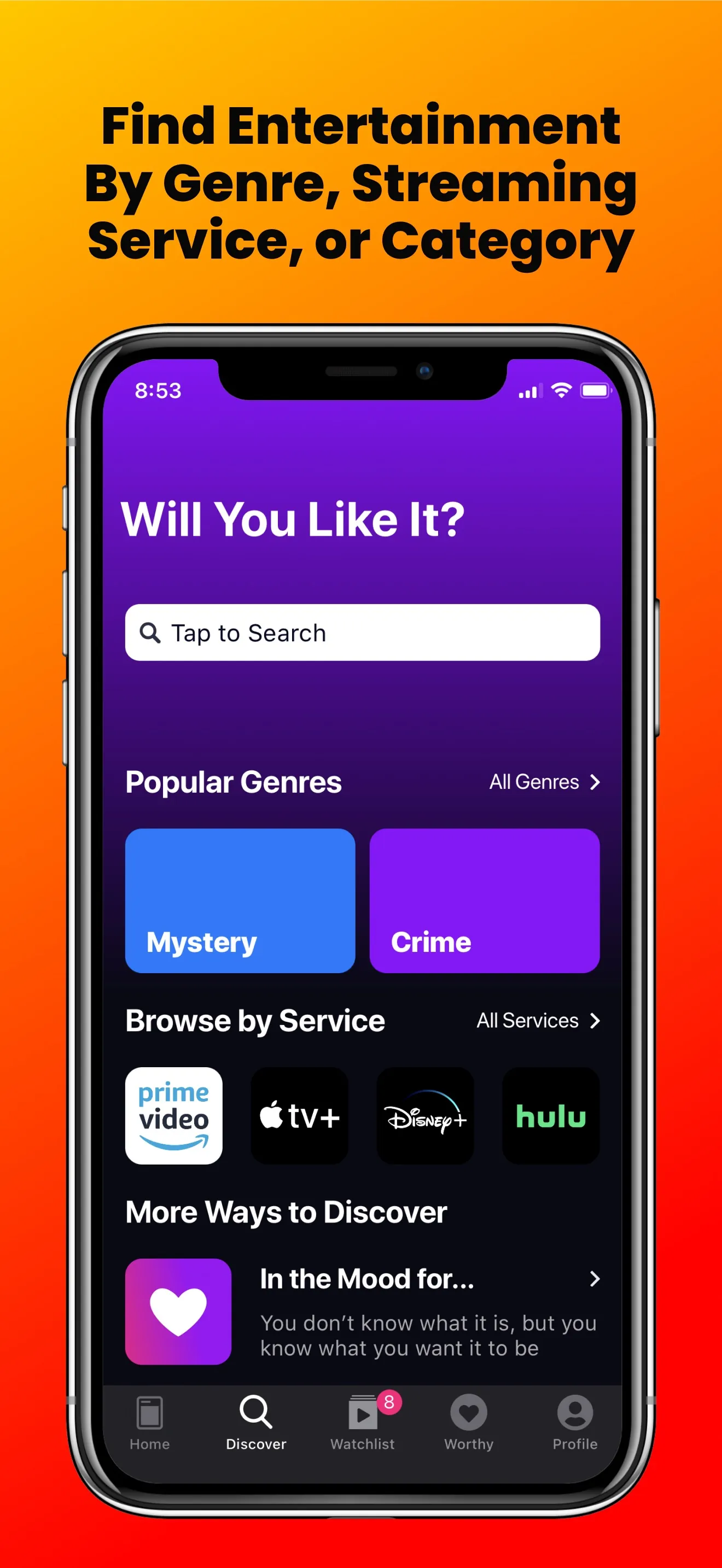 Watchworthy - What To Watch iphone screenshot 10