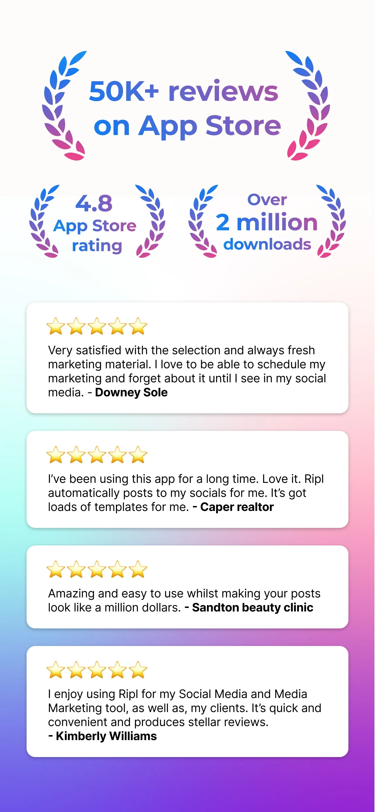 Ripl: Social Media Marketing iphone screenshot 3