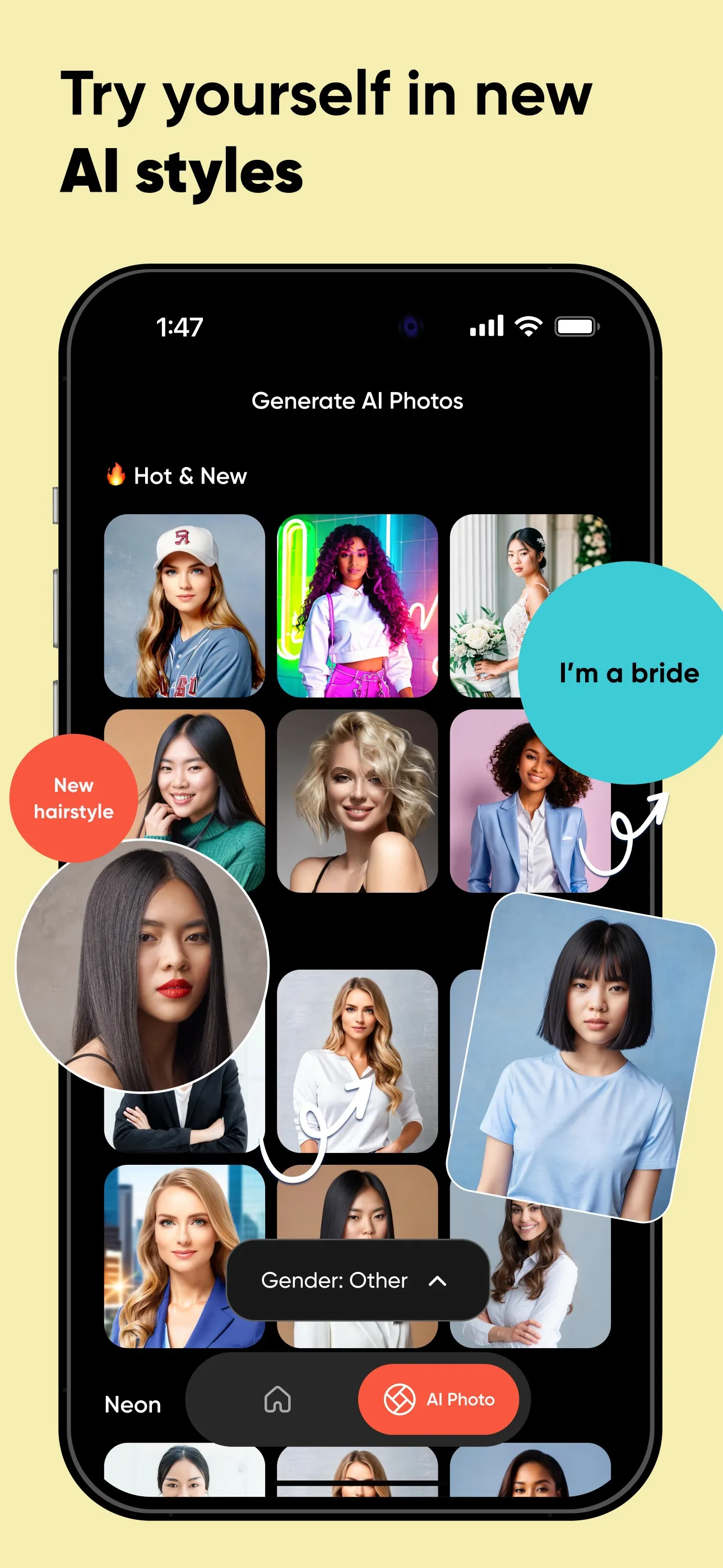 Visify - AI Photo Enhancer iphone screenshot 1