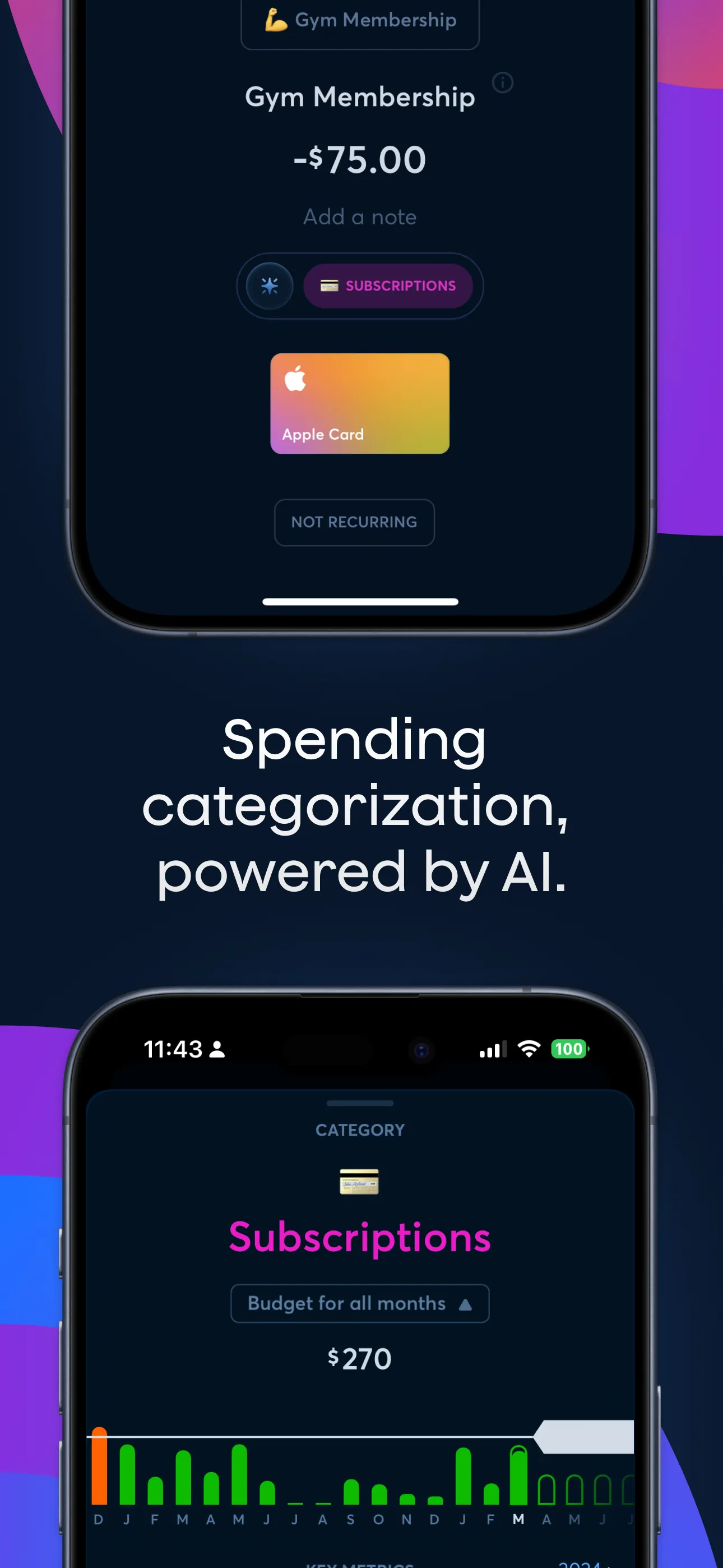 Copilot: Track & Budget Money iphone screenshot 3