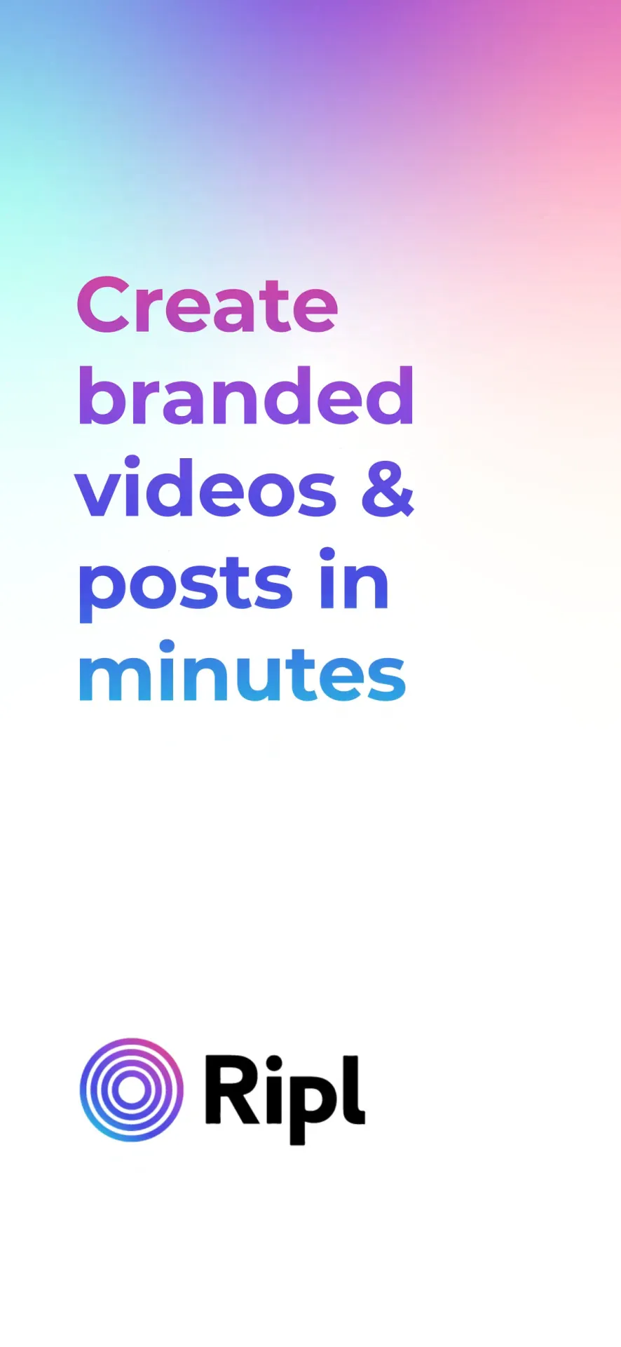 Ripl: Social Media Marketing iphone screenshot 1