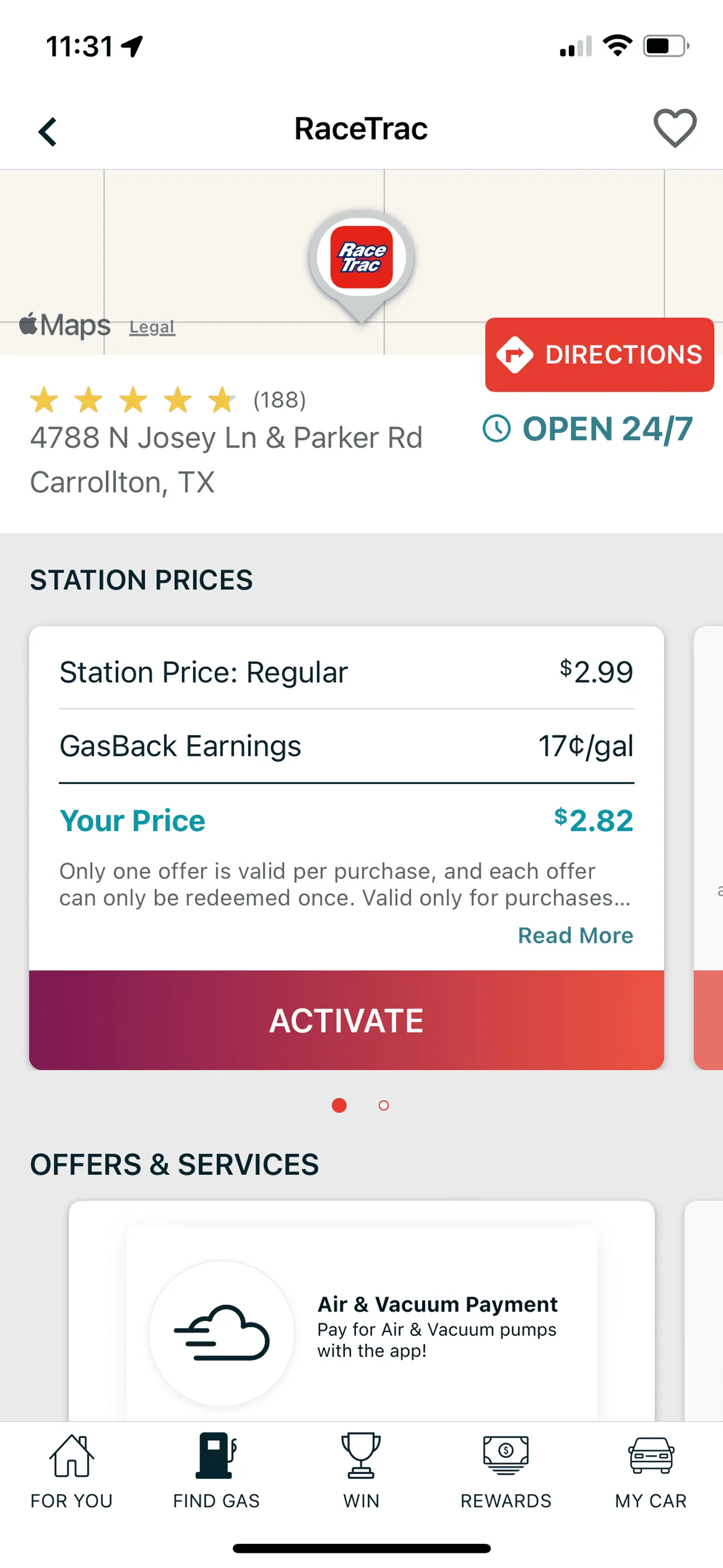 GasBuddy: Find & Pay for Gas iphone screenshot 4