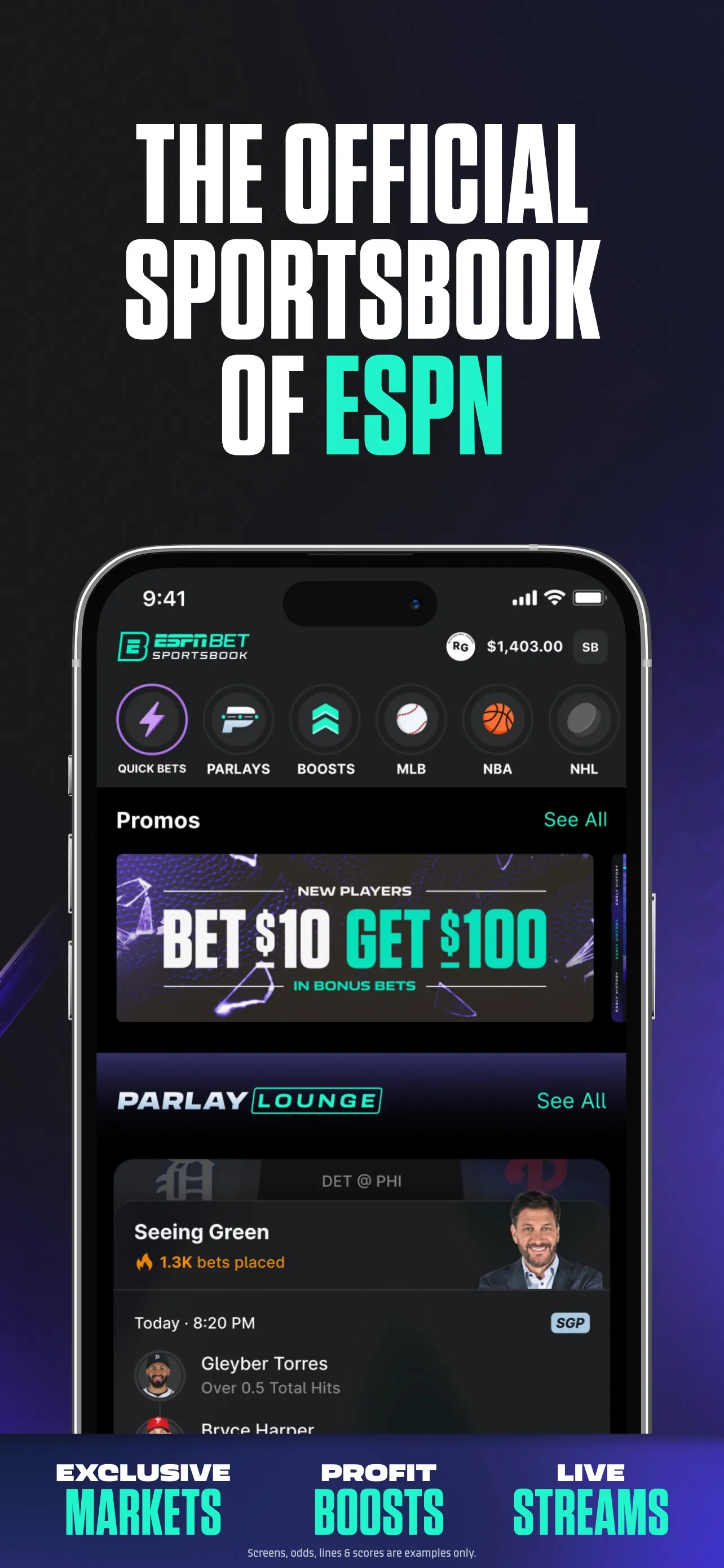 ESPN BET Sportsbook iphone screenshot 2