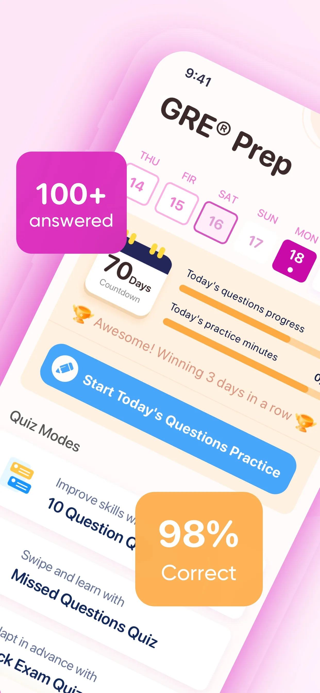 Pass Exam 2025: GRE® Exam Prep iphone screenshot 2