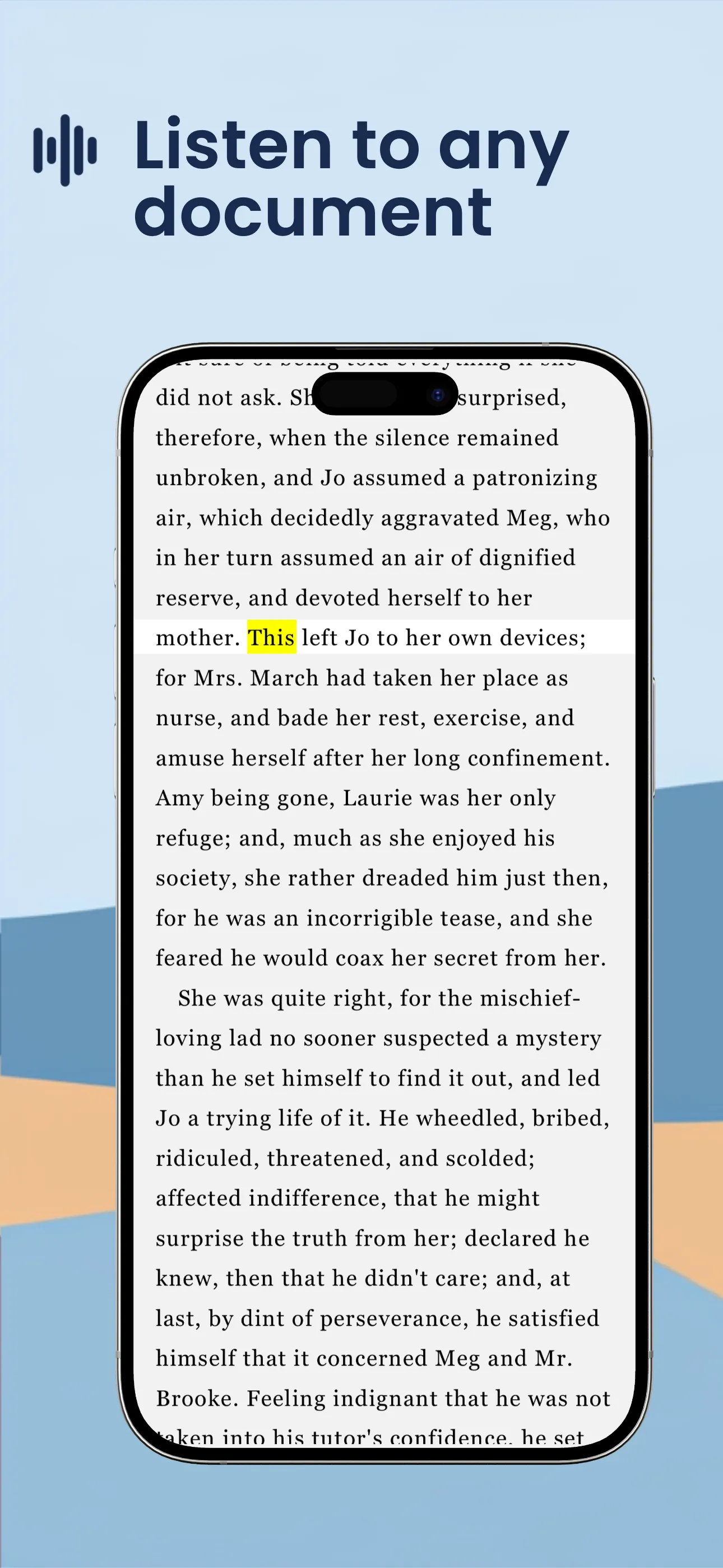 Voice Dream - Text to Voice iphone screenshot 1