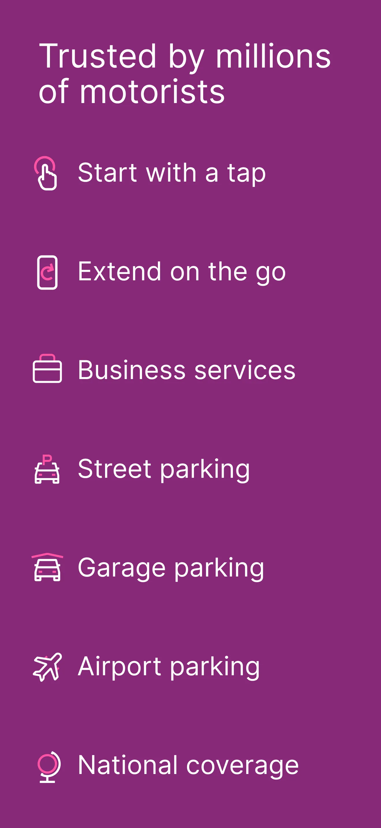 RingGo: Mobile Car Parking App iphone screenshot 2