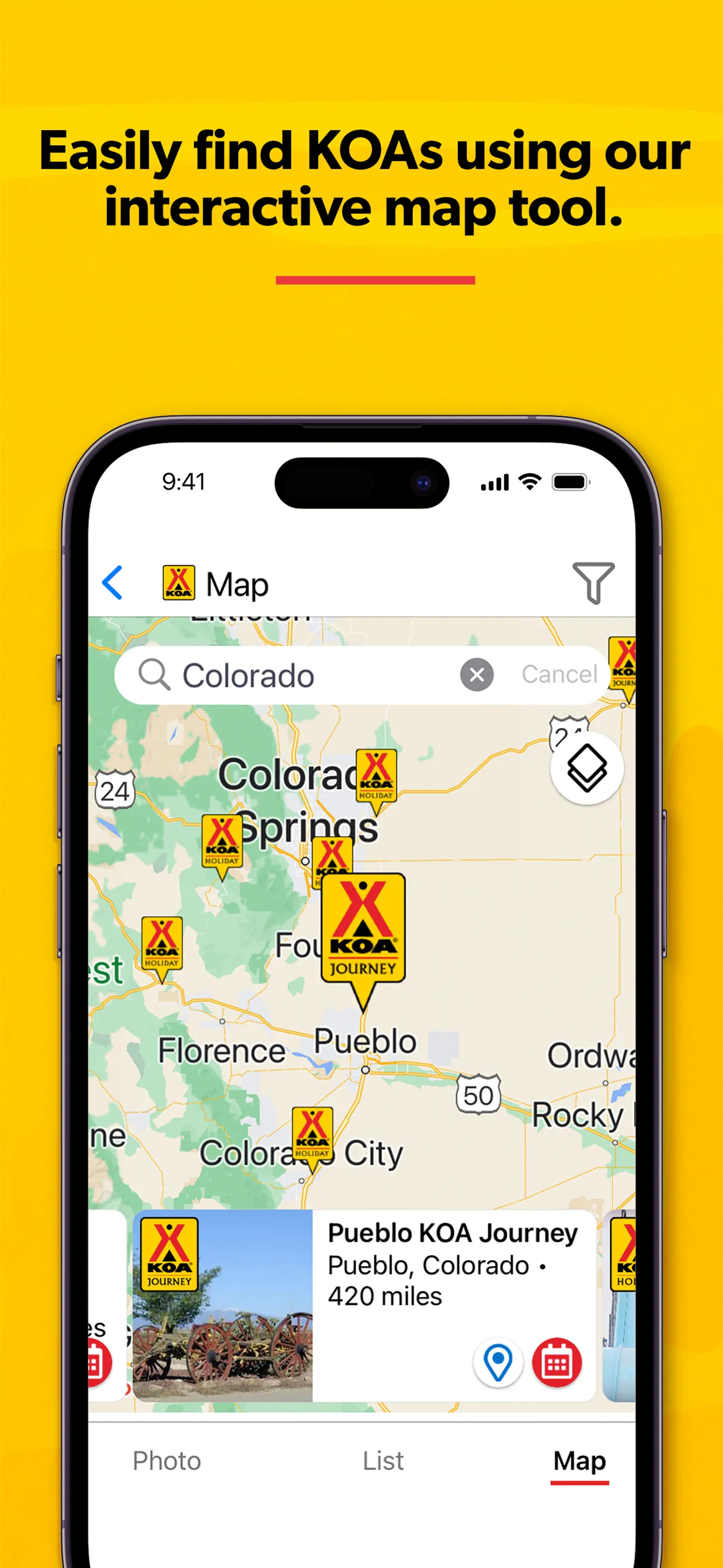 KOA | RV, Cabin & Tent Camping iphone screenshot 7