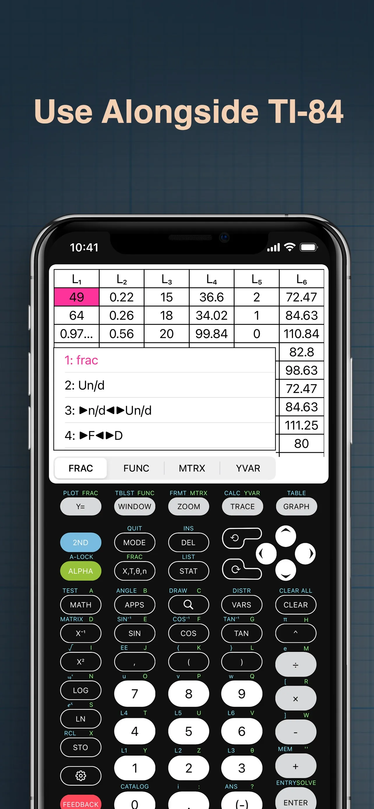 Calculate84 iphone screenshot 1