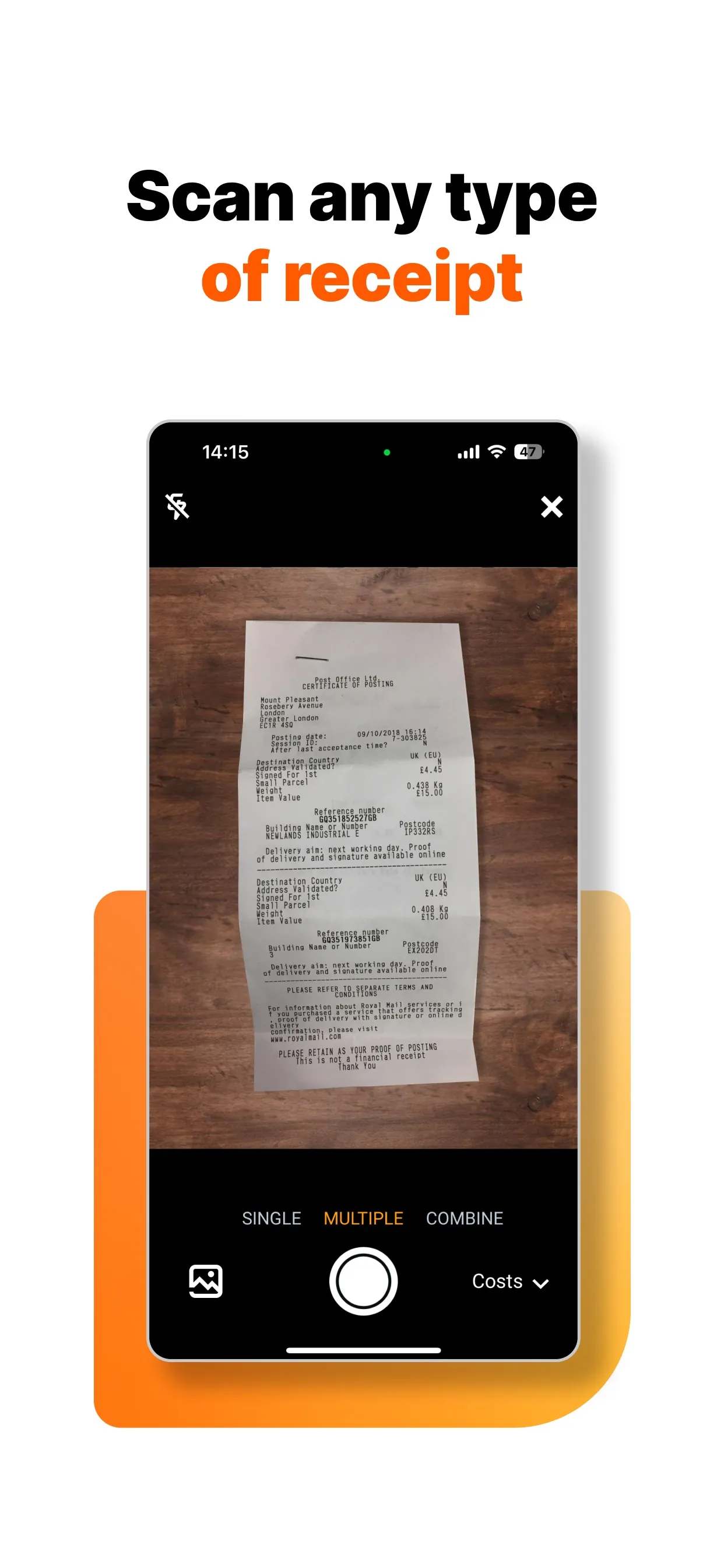 Dext: Expense Tracker App iphone screenshot 2