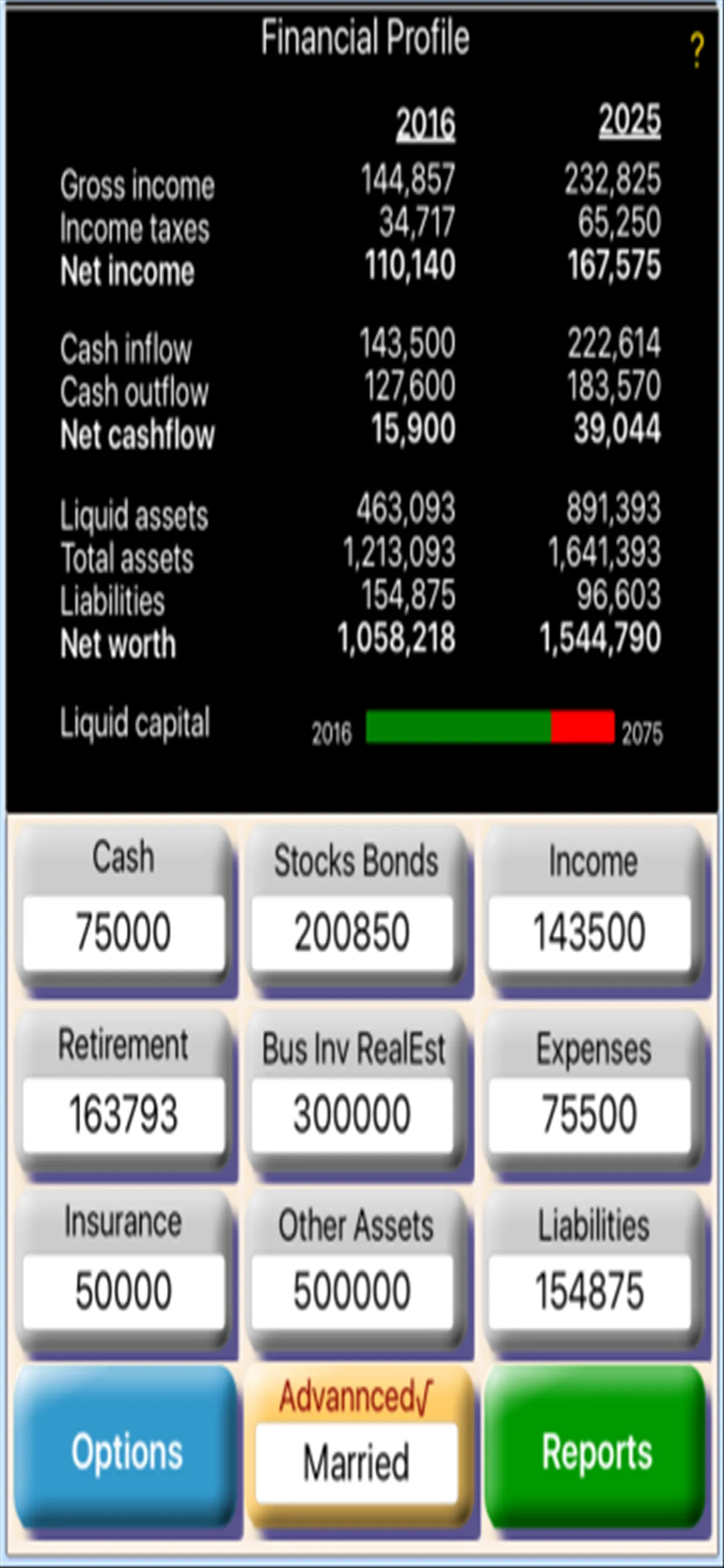 PlanMode Financial Planning iphone screenshot 2