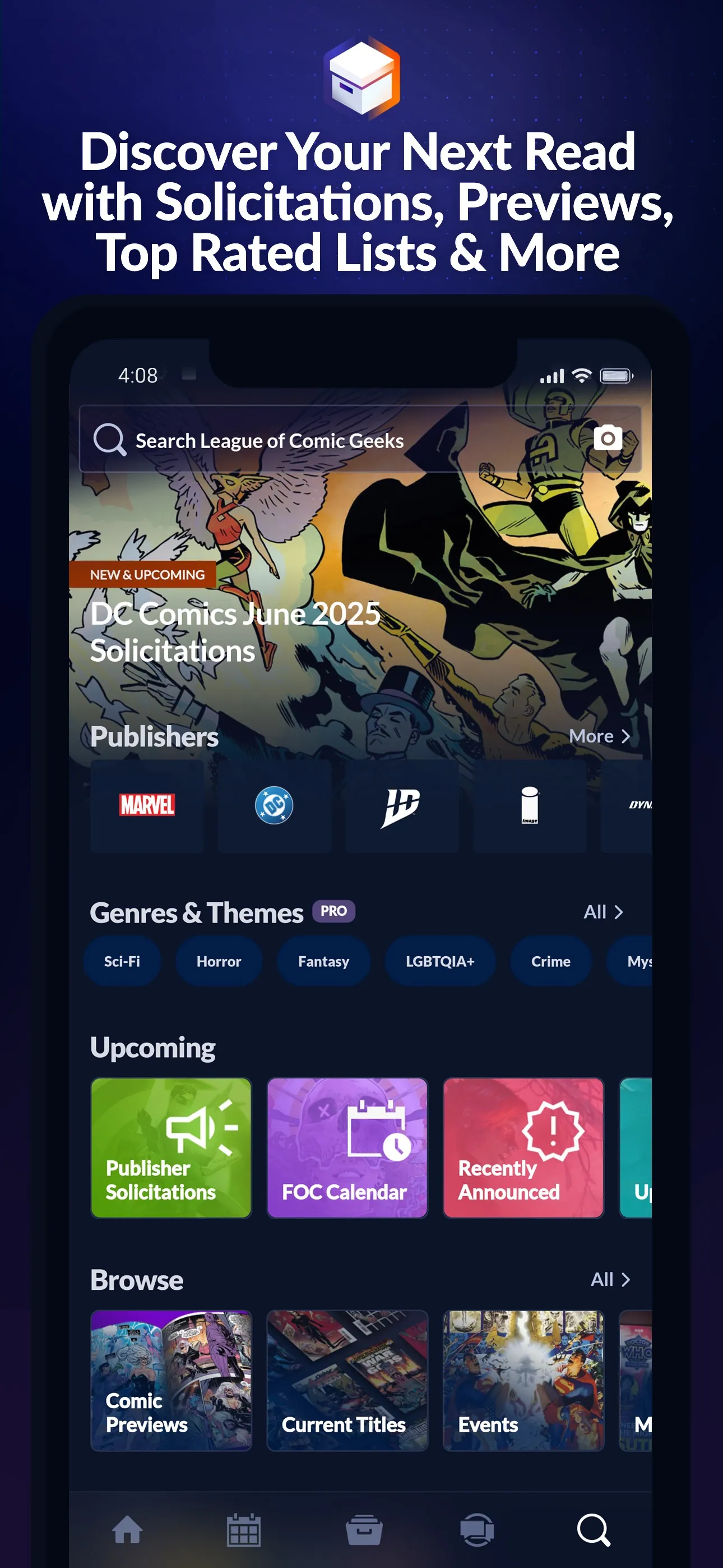 Comic Geeks iphone screenshot 2