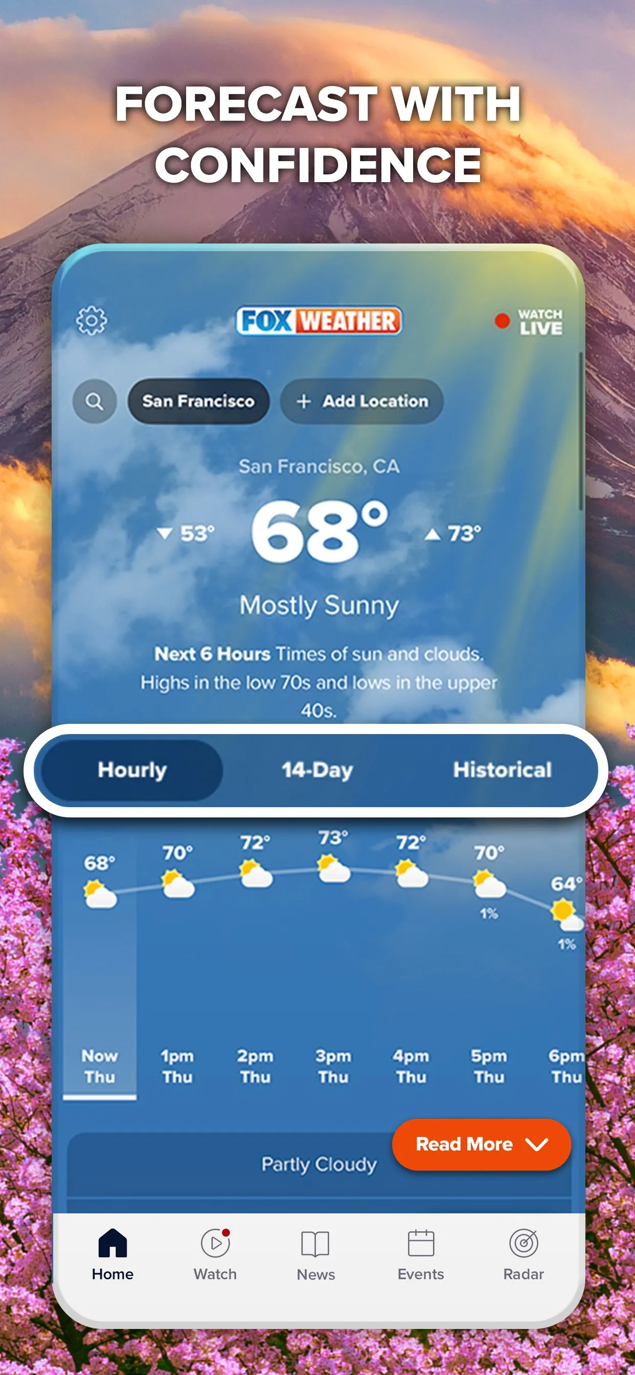 FOX Weather: Daily Forecasts iphone screenshot 2