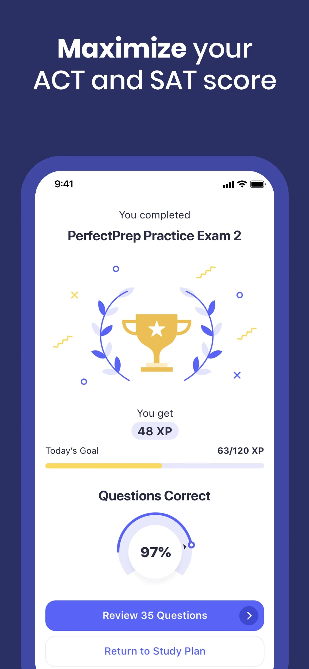 PerfectPrep - ACT & SAT Prep iphone screenshot 9