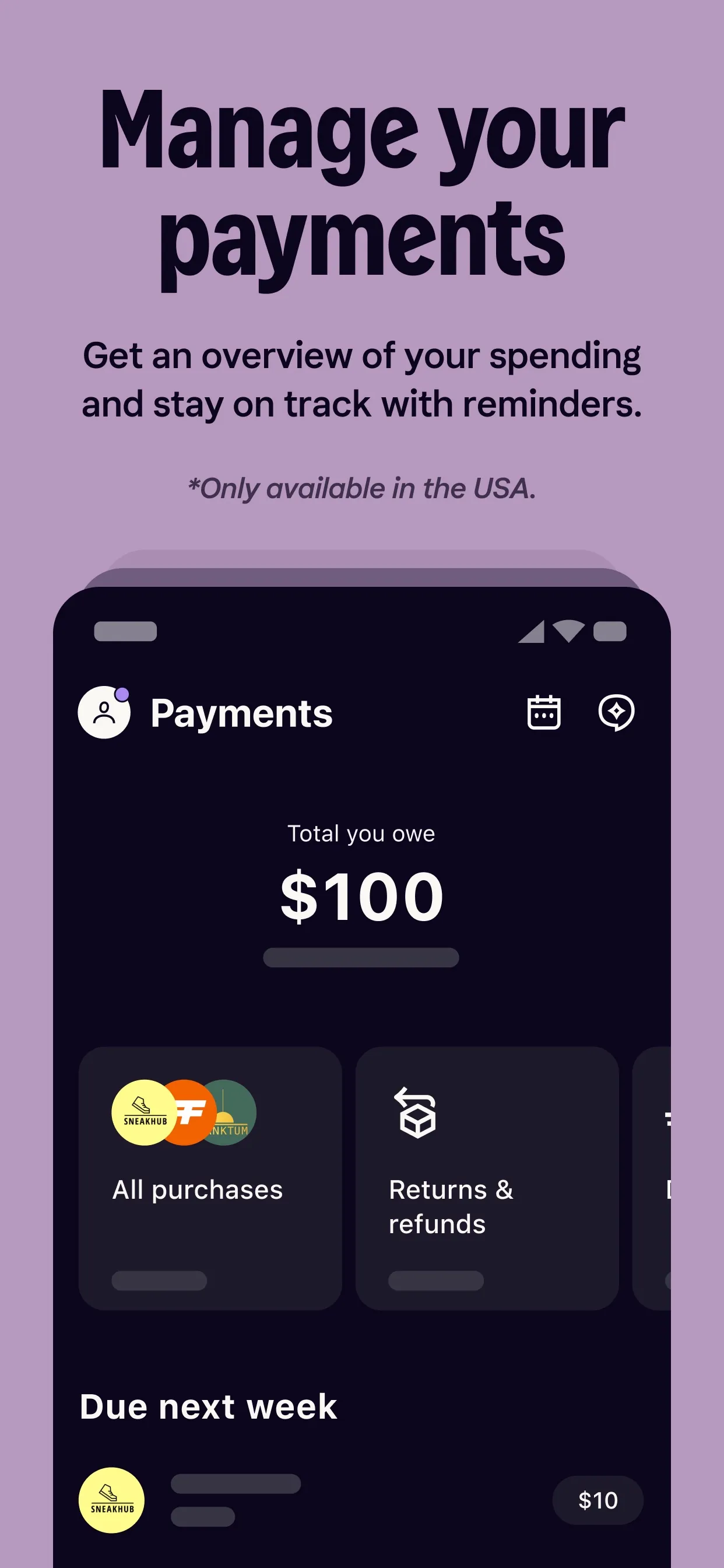 Klarna | Shop now. Pay later. iphone screenshot 2