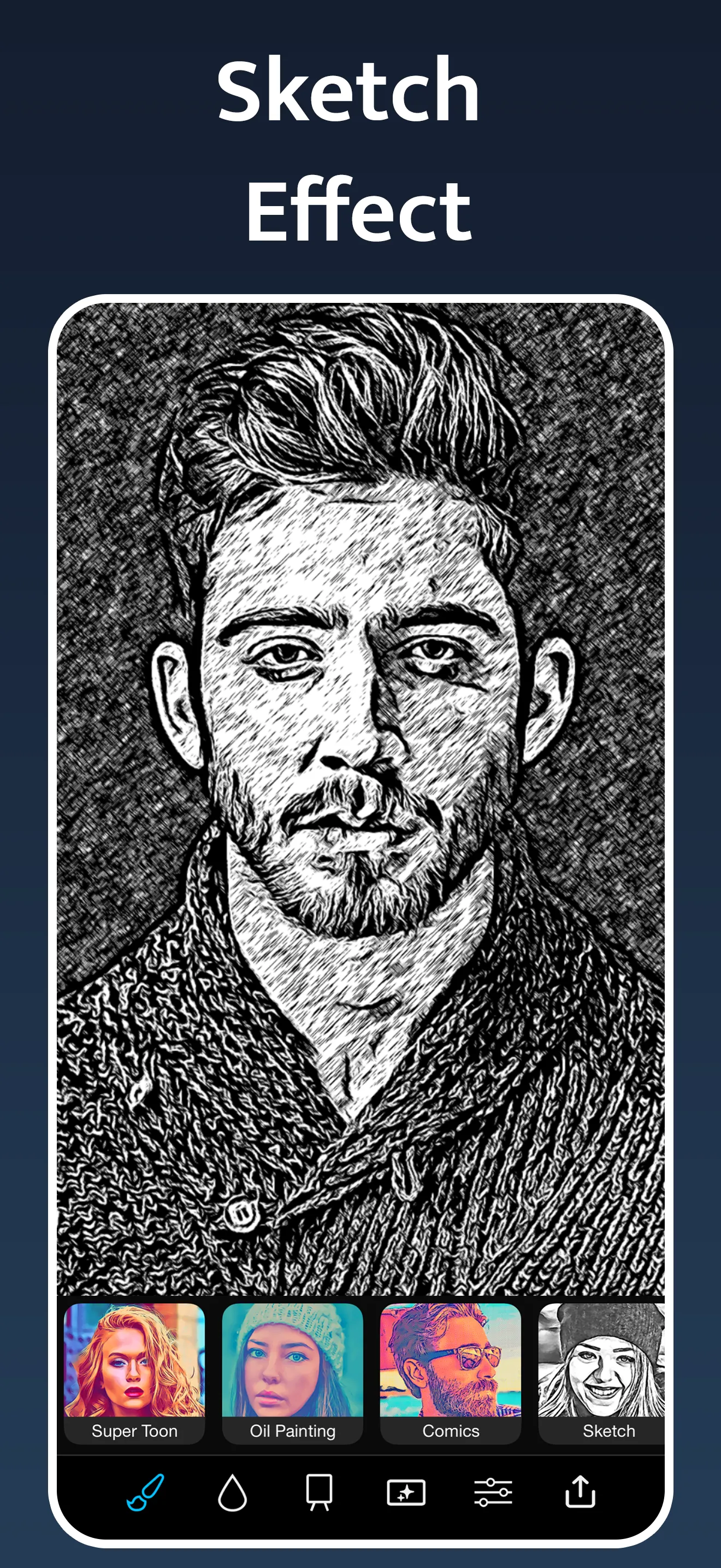 Instant Toon: Cartoon Art Cam iphone screenshot 6