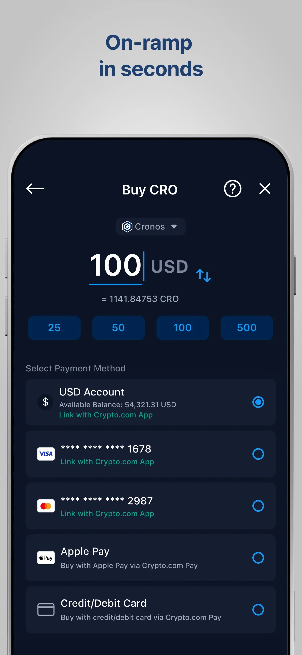 Crypto.com: Onchain Wallet iphone screenshot 3