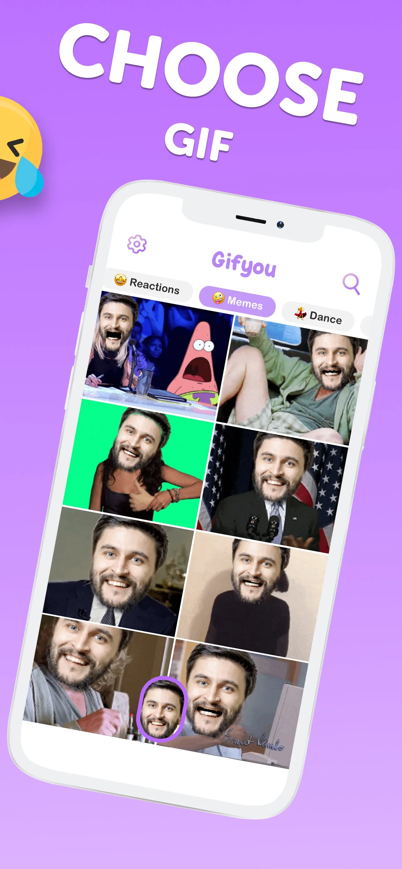 Funny Face Swap Me - GIF Morph iphone screenshot 3