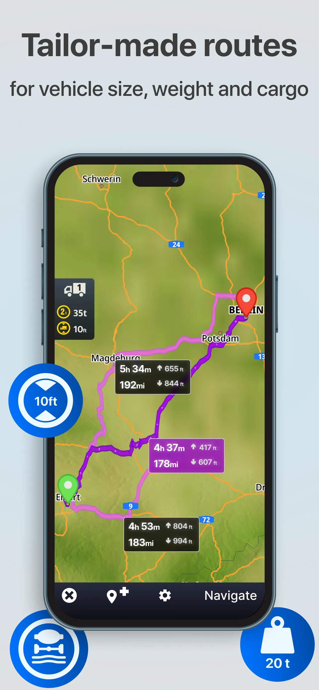 Sygic Truck & RV Navigation iphone screenshot 4