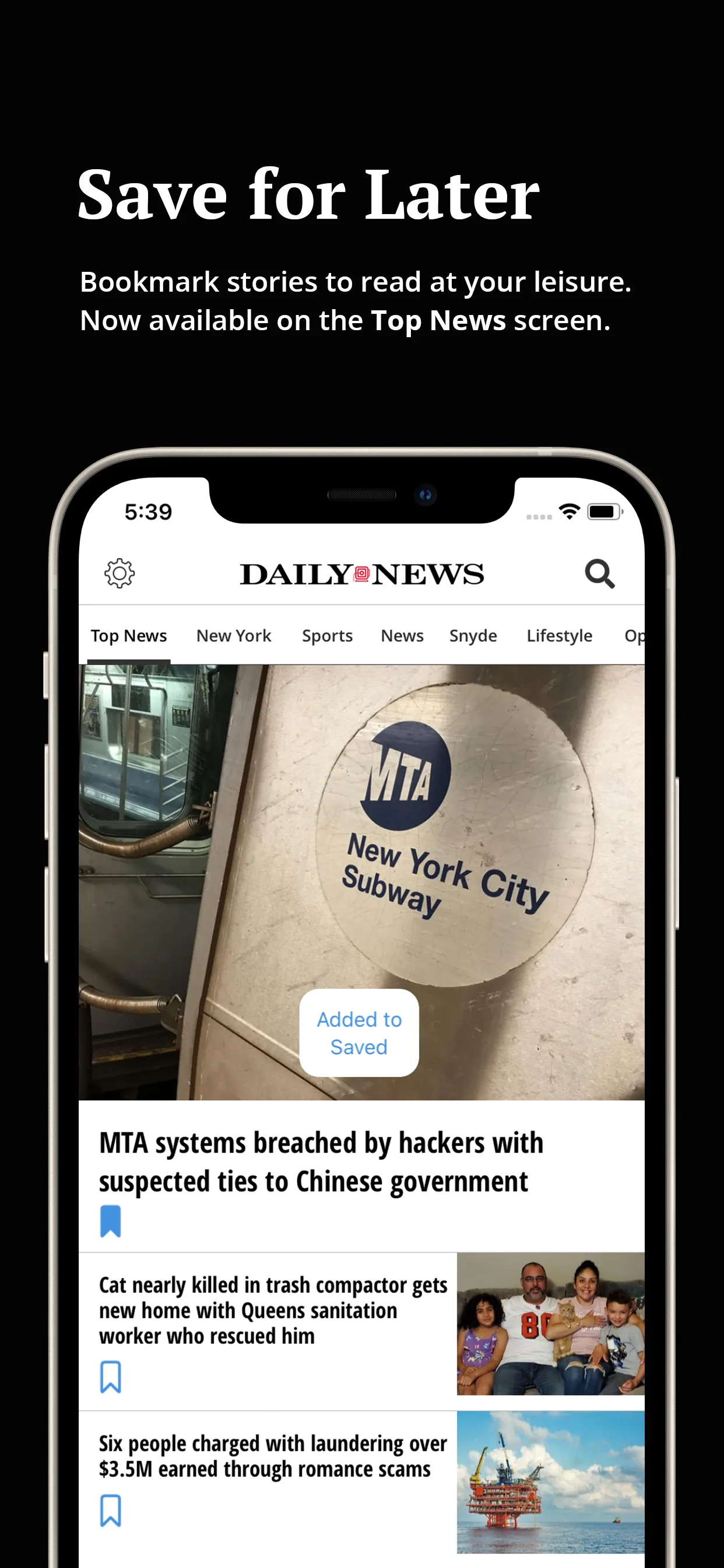 New York Daily News iphone screenshot 4