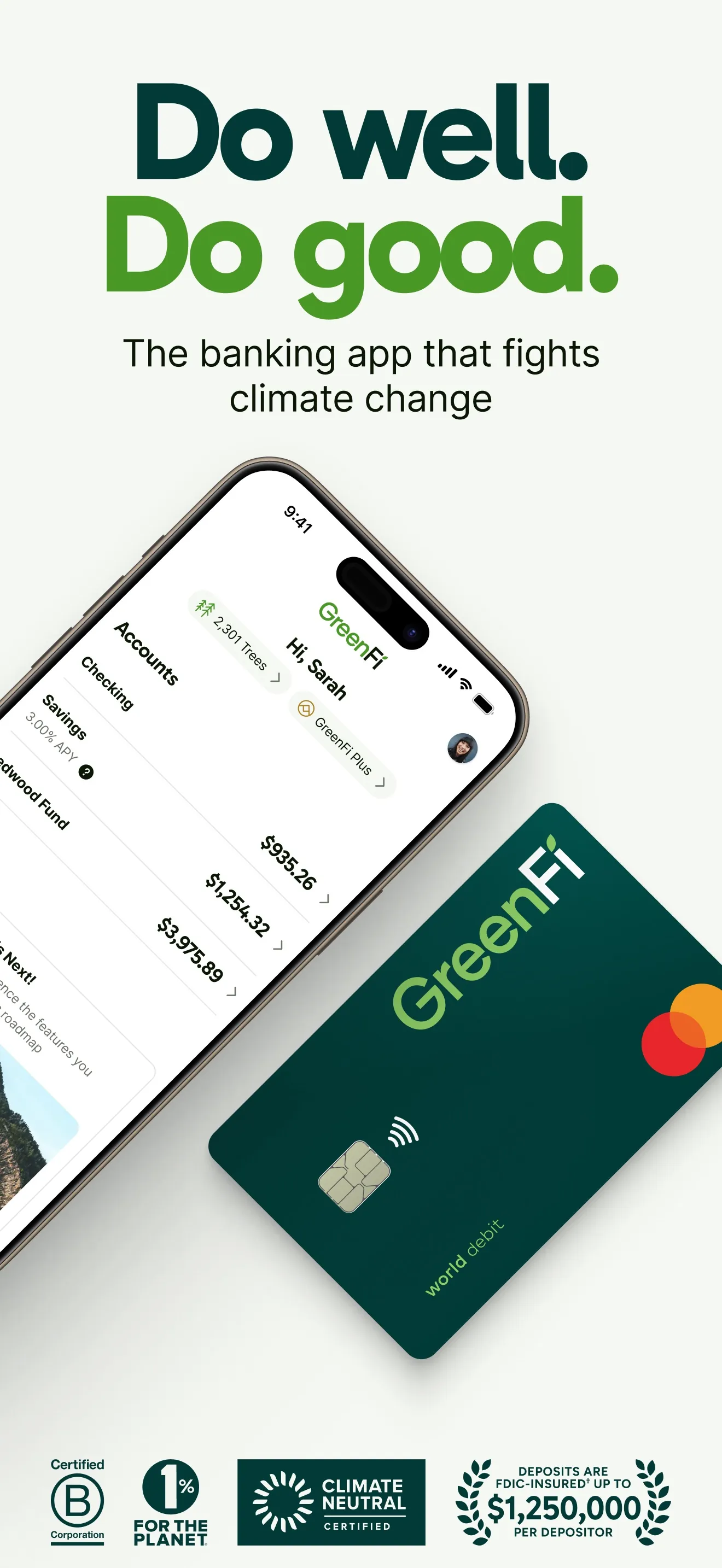 GreenFi - Mobile Banking iphone screenshot 1