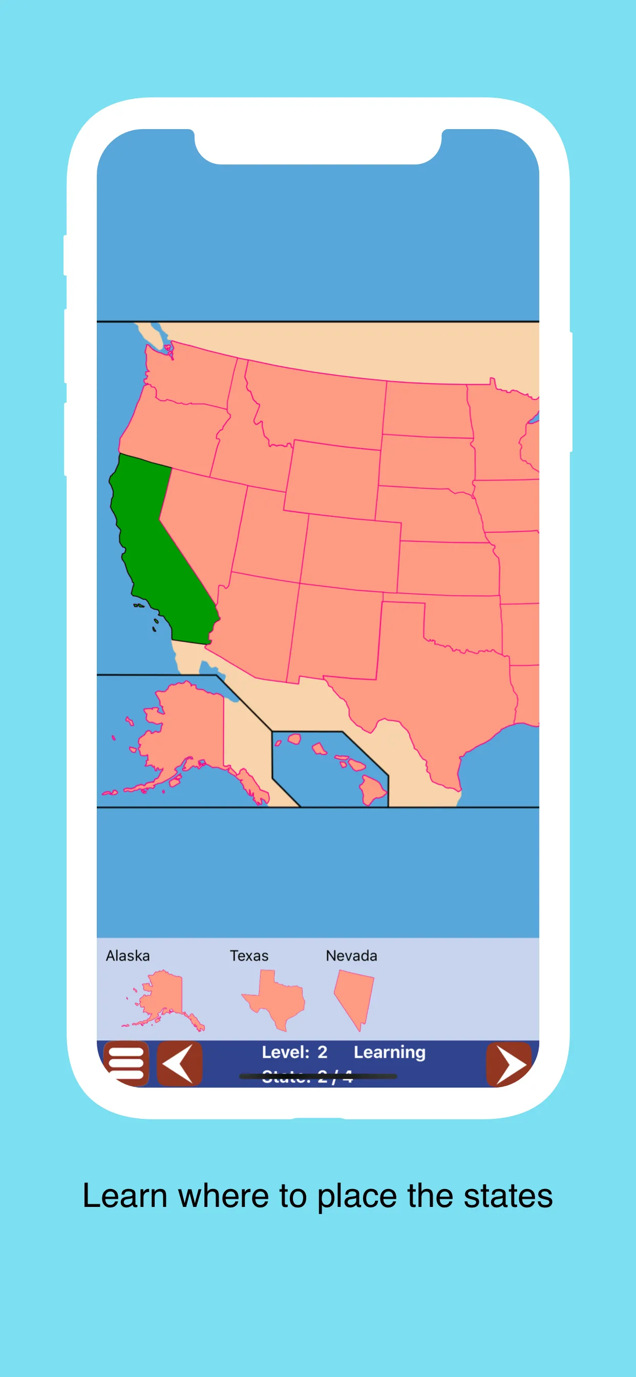 Geo Touch: Learn Geography iphone screenshot 1